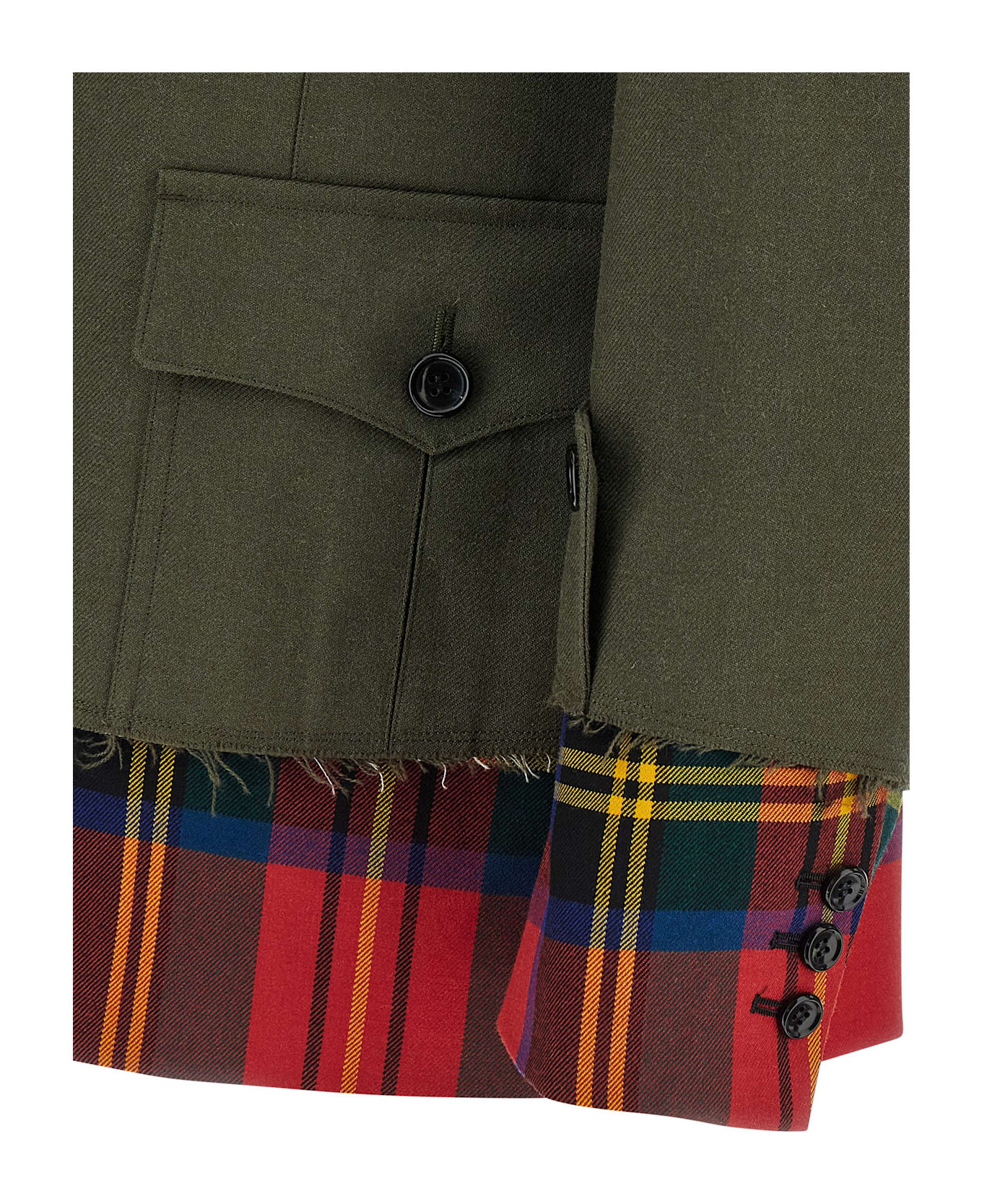 Comme Des Garçons Homme Plus 'multi-layers' Jacket - Multicolor