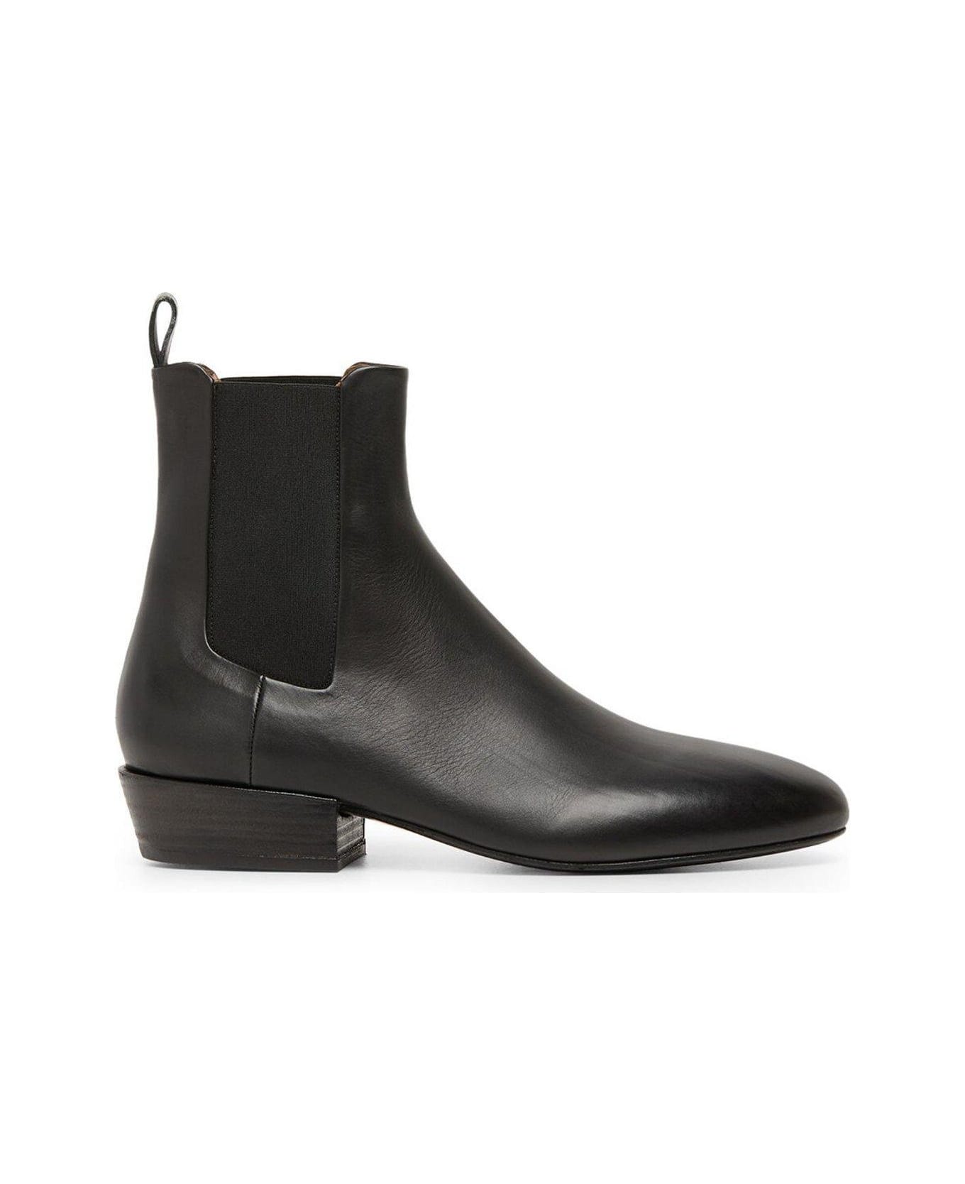 Marsell Granblocco Beatle Ankle Boots - Black