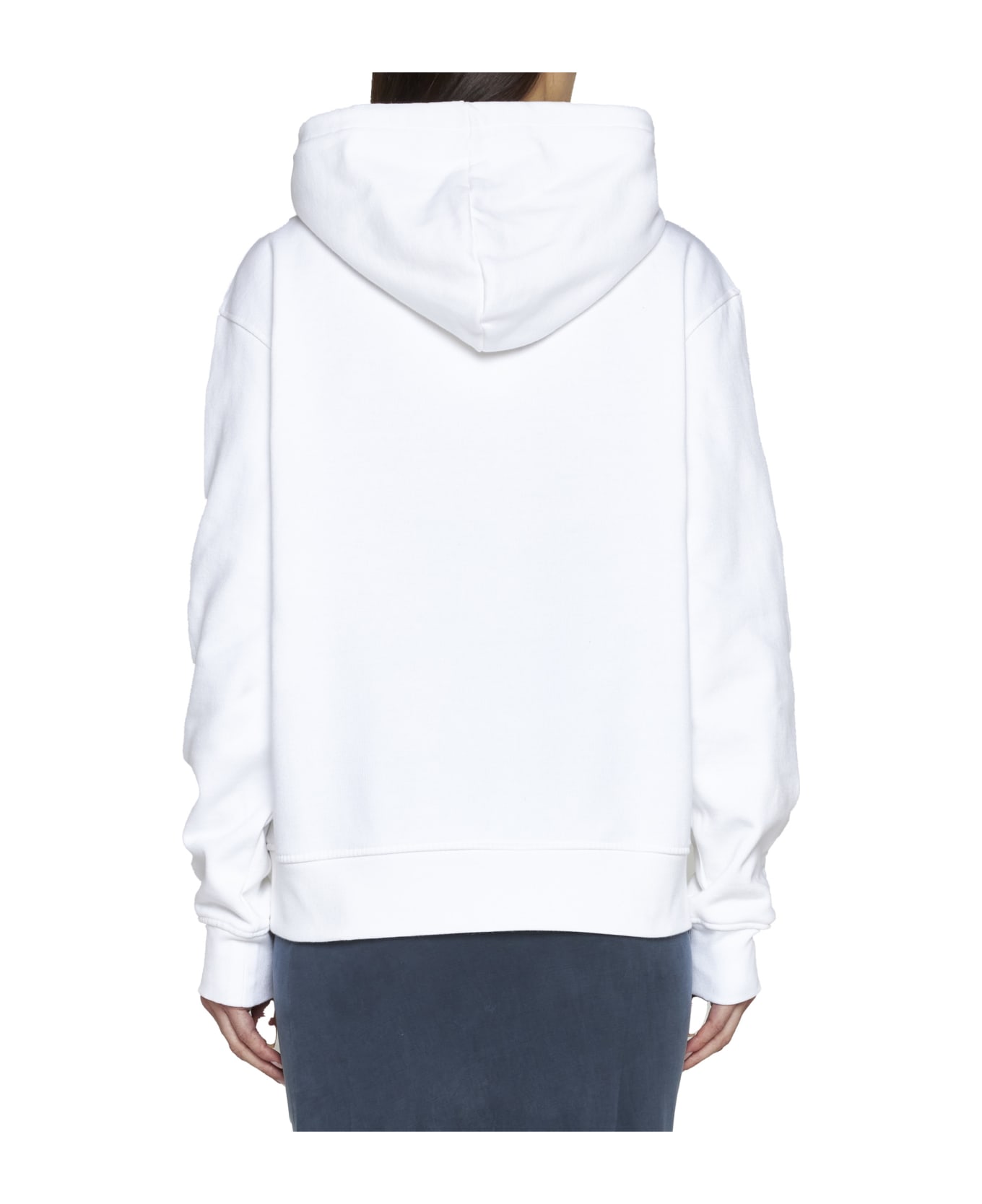 Jacquemus Le Sweatshirt Brodè Logo Hoodie - White