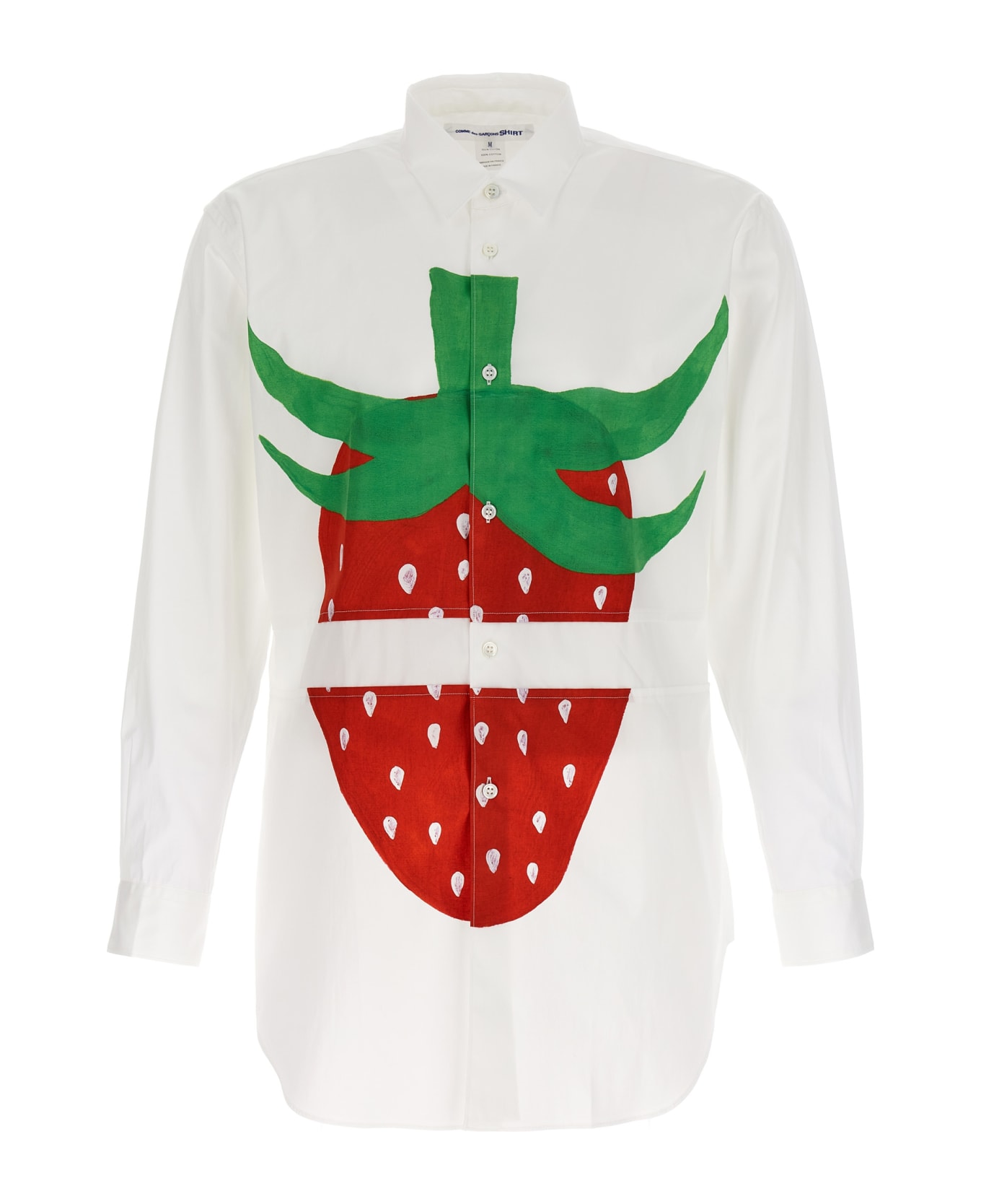 Comme des Garçons Shirt X Brett Westfall Strawberry Shirt - White シャツ