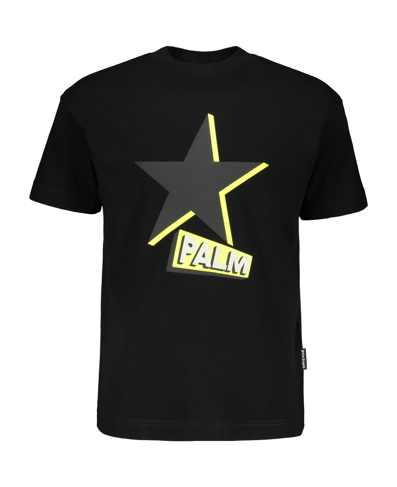 Palm Angels Cotton T-shirt - black シャツ