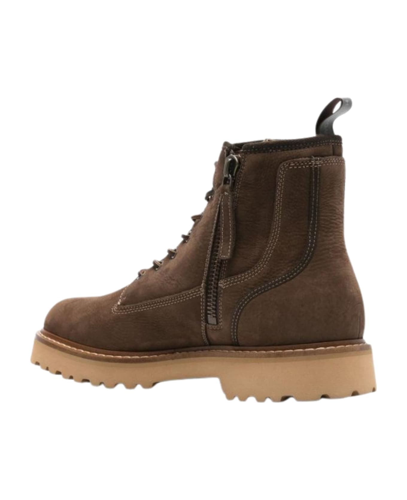 Woolrich Nubuck Leather Boot - Brown