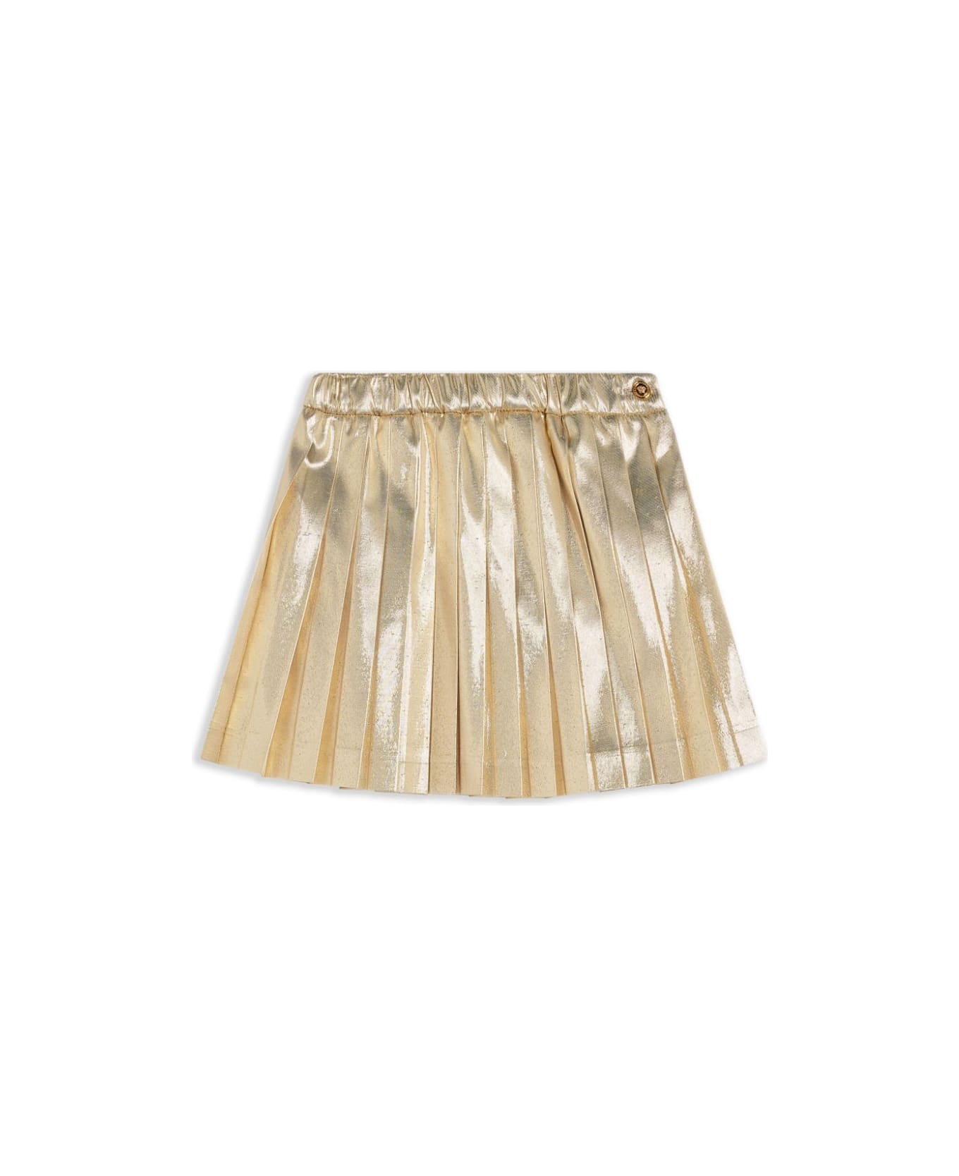 Versace Newborn Gold Skirt - Golden ボトムス