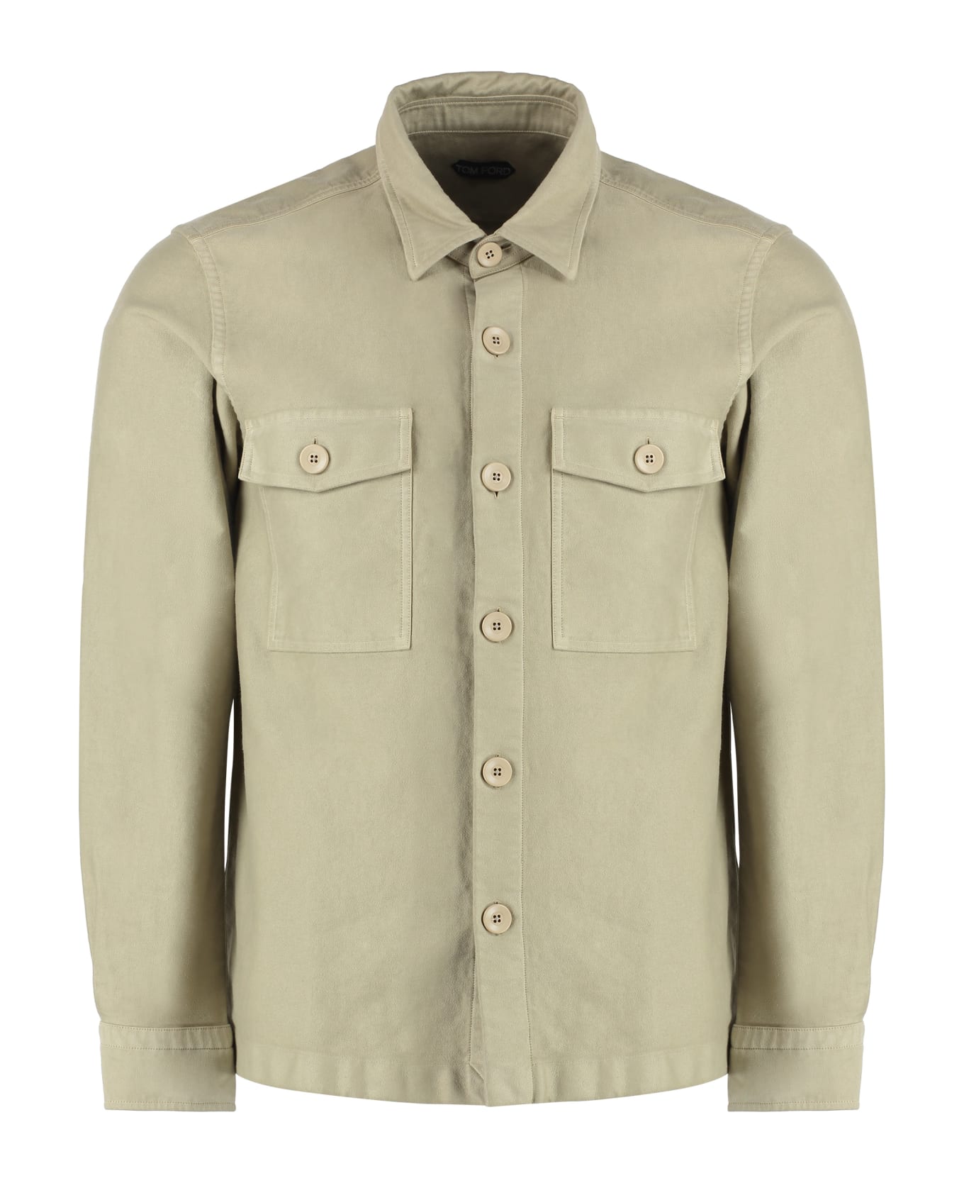 Tom Ford Cotton Overshirt - Beige