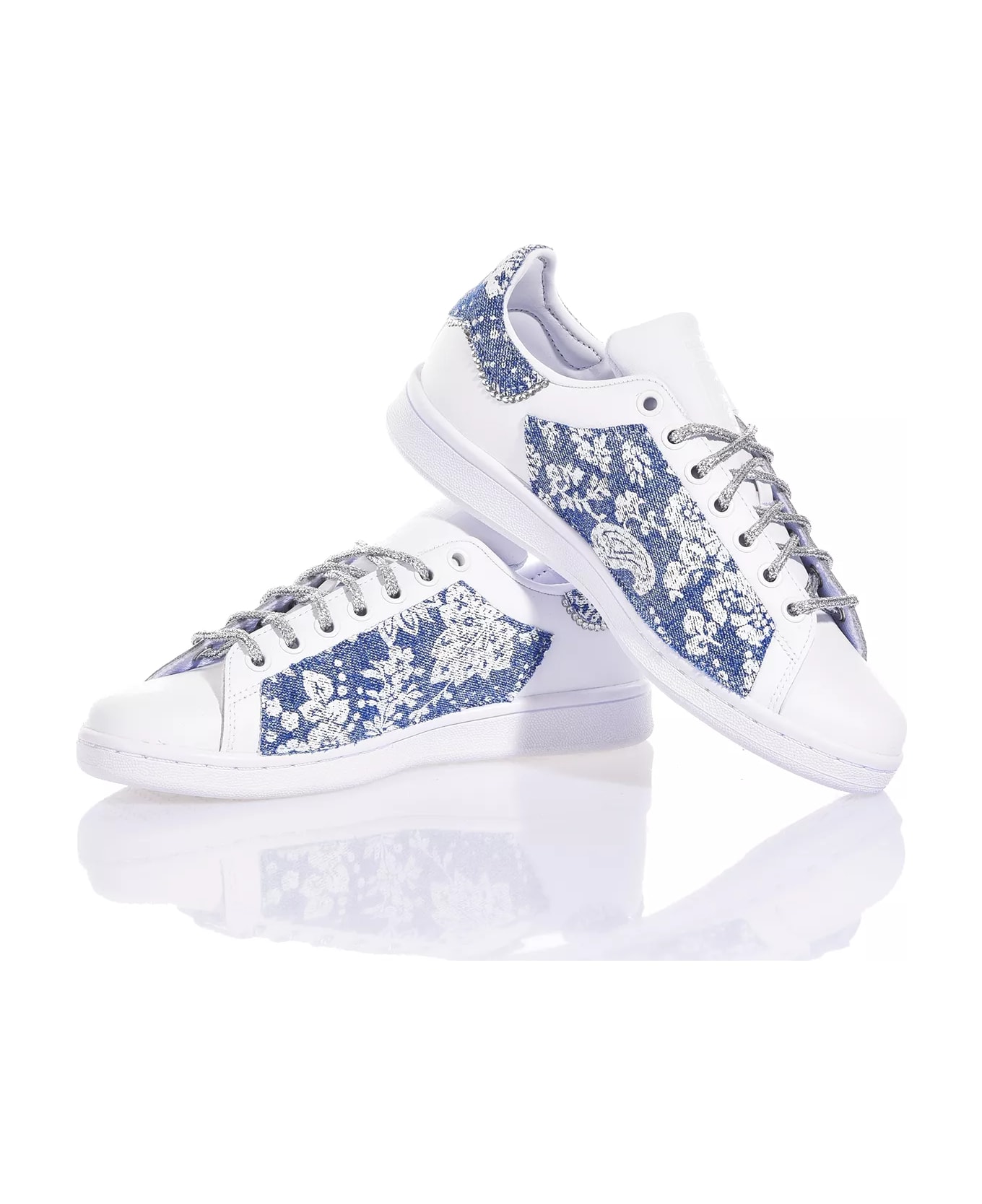 Mimanera Adidas Stan Smith Flower Jeans