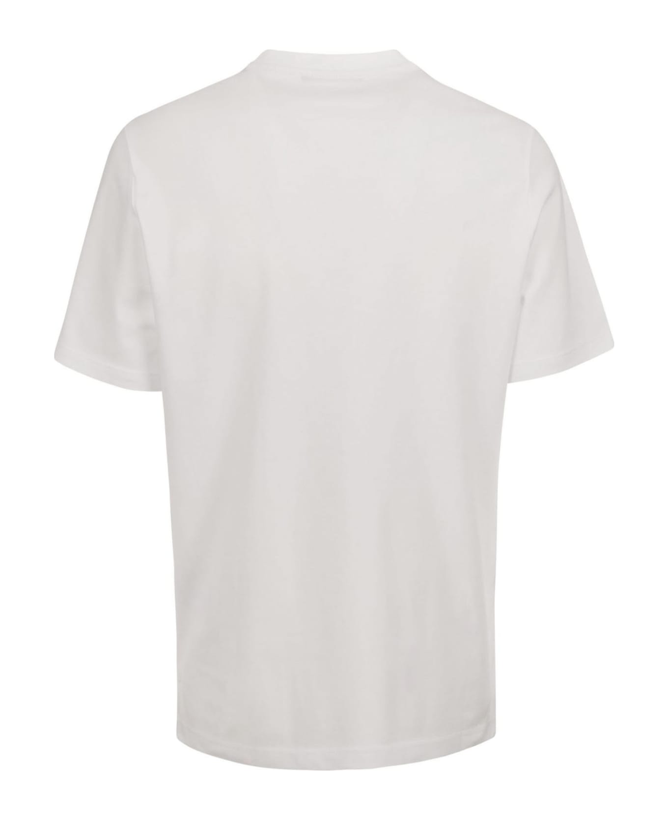 Kangra White Cotton T-shirt - White