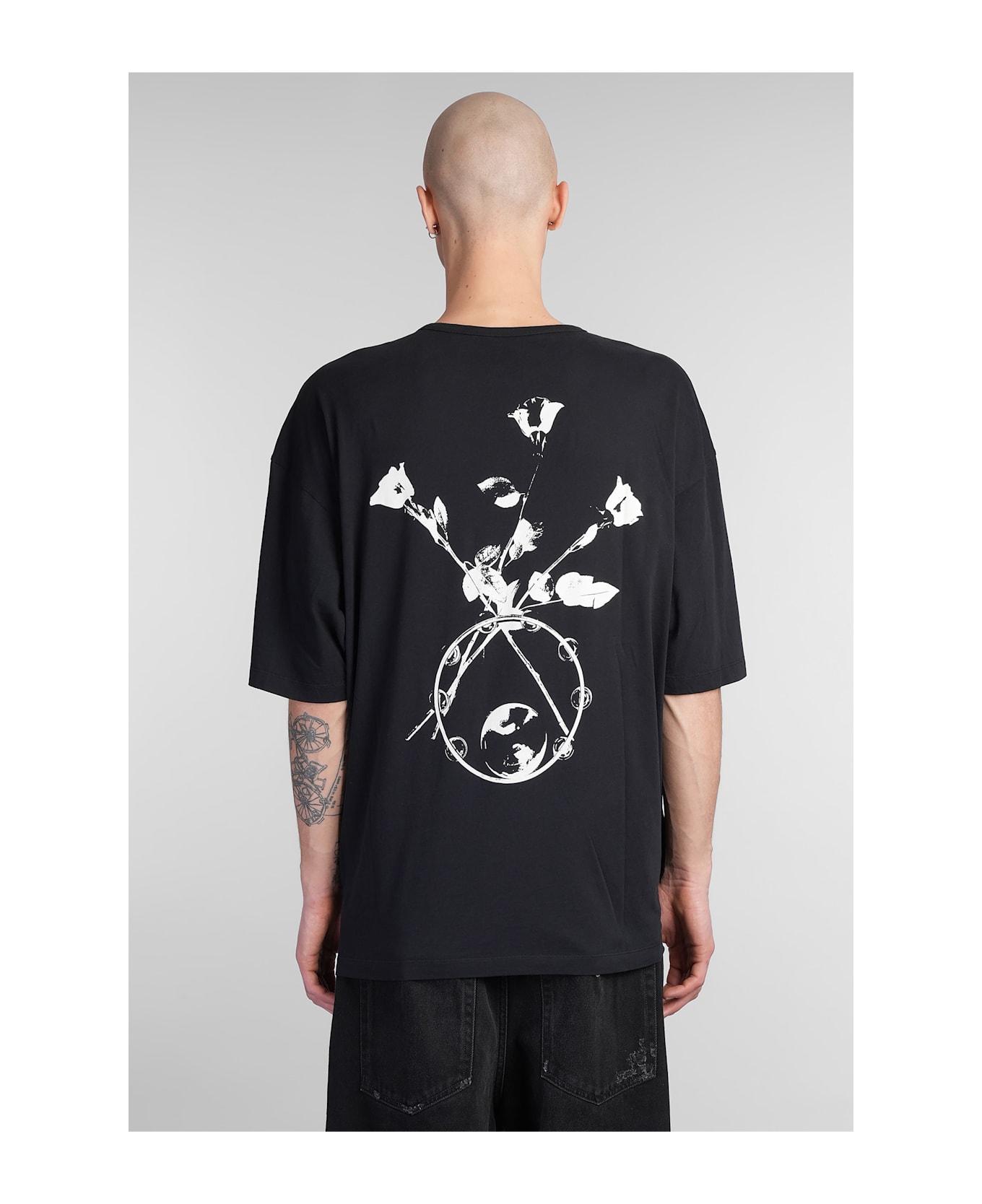 Ann Demeulemeester Dieter T-shirt In Black Cotton - black