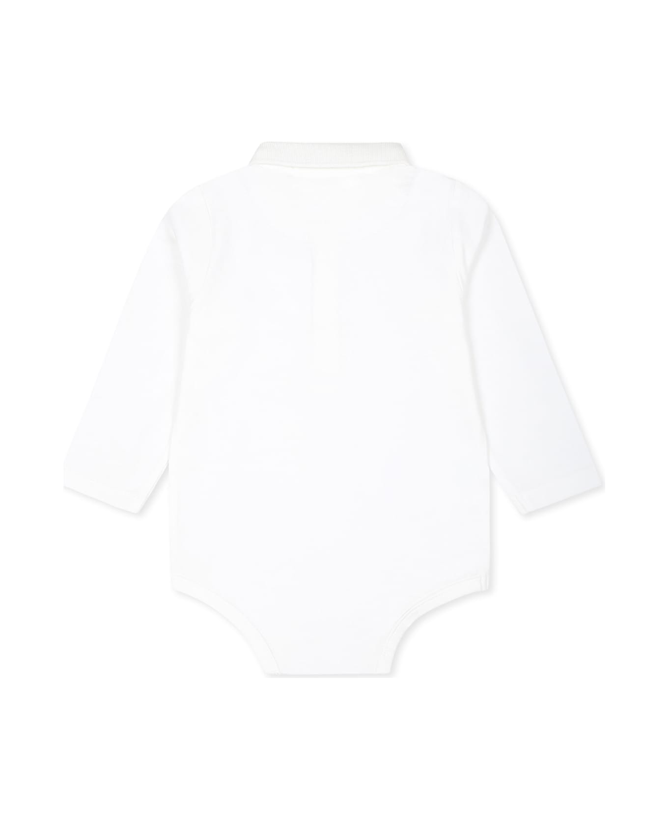 Petit Bateau White Body For Baby Girl - White