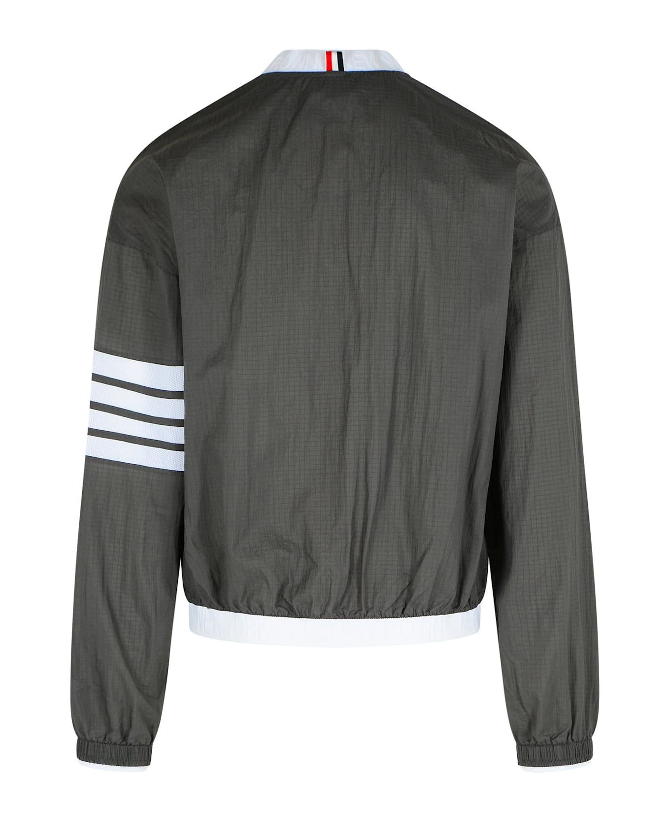 Thom Browne 
4 Bar
 Grey Polyester Jacket - Grey