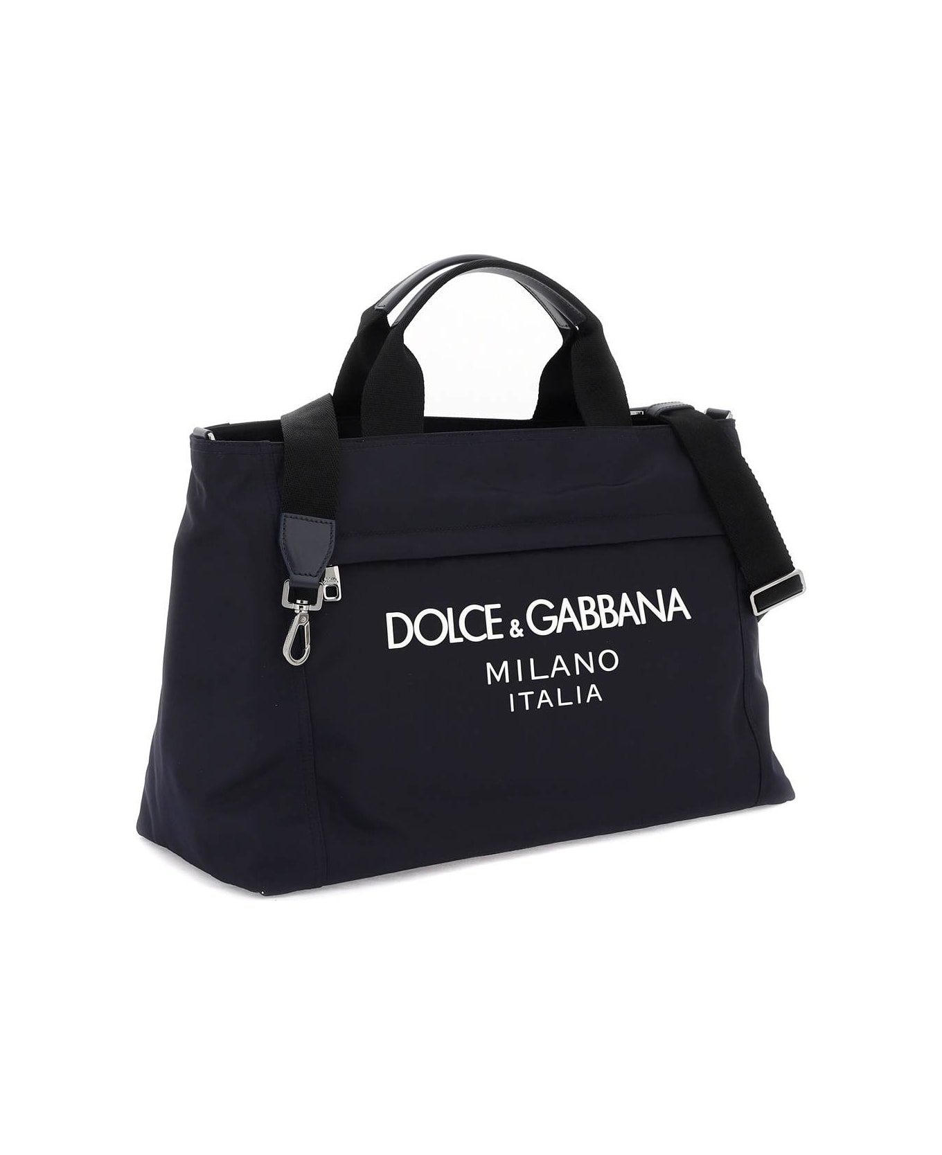 Dolce & Gabbana Nylon Logo Shopping Bag - BLU BLU NAVY (Blue) トートバッグ
