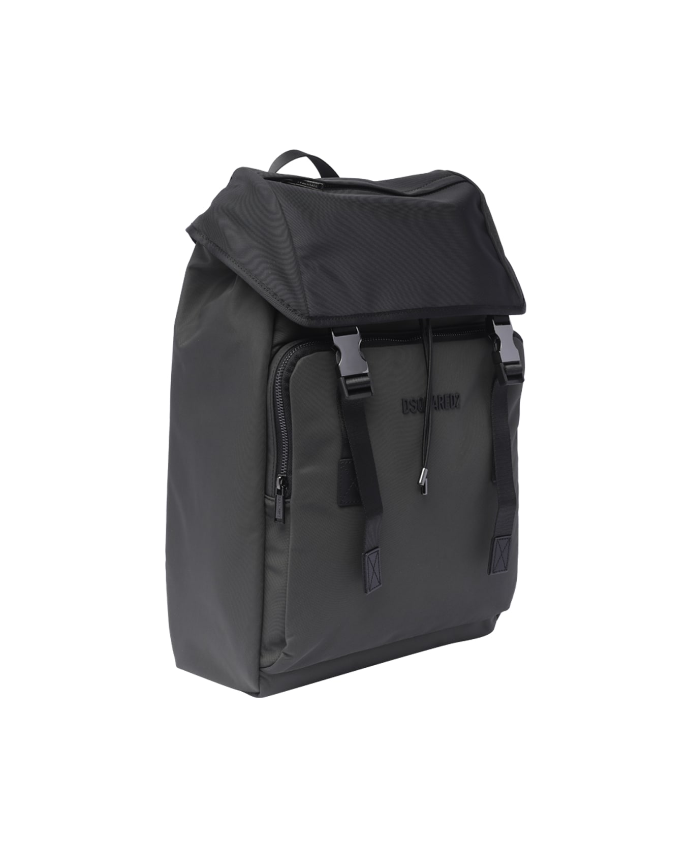 Dsquared2 Backpack With Logo - Grigio Scuro/nero バックパック
