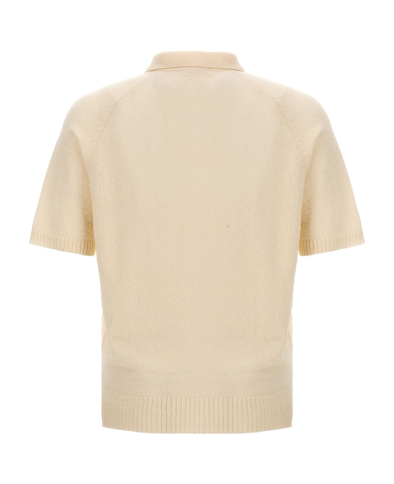 Ma'ry'ya Cotton Polo Shirt - White ポロシャツ