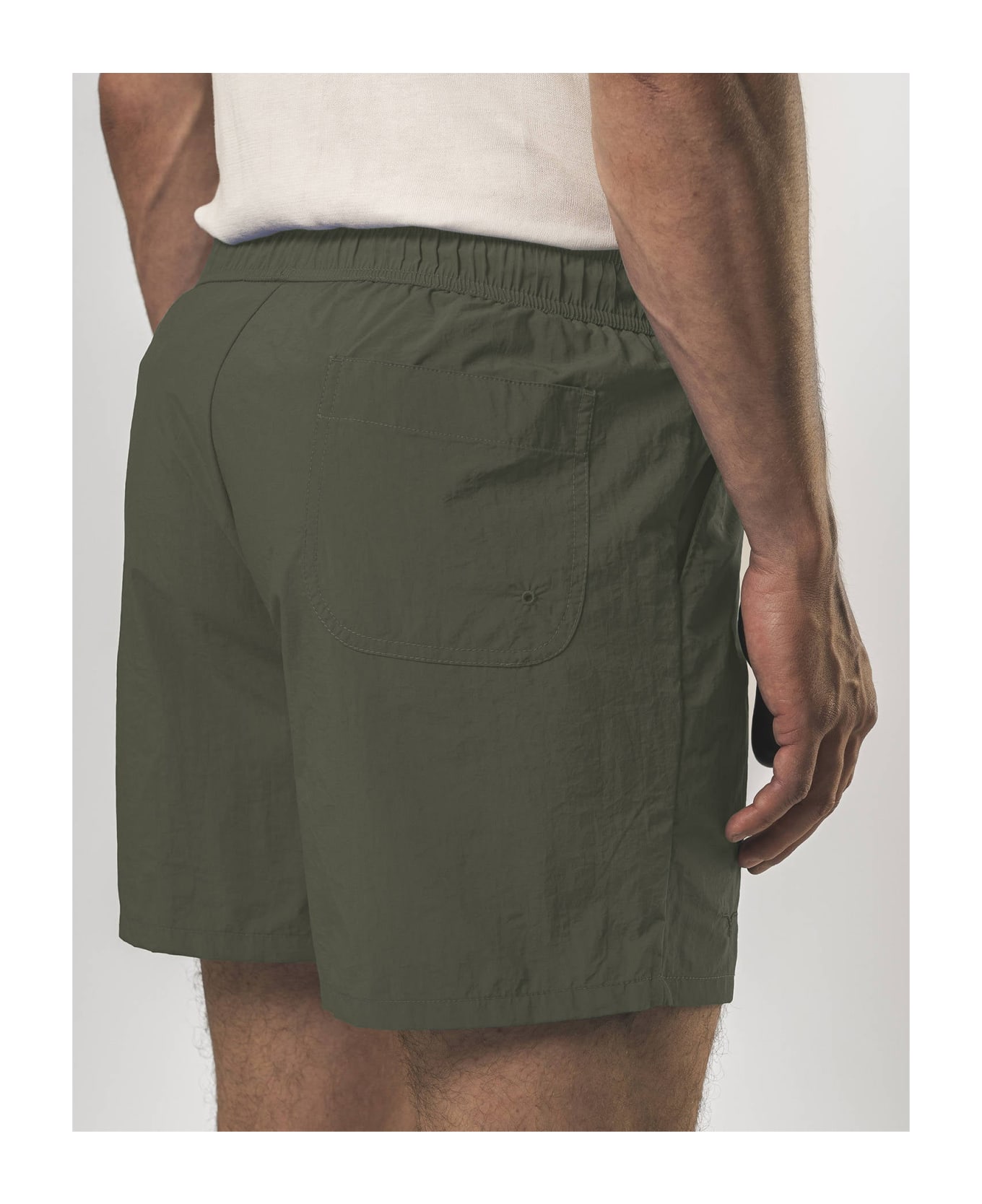 Larusmiani Swim Shorts Dorji Mare Swimming Trunks - Olive