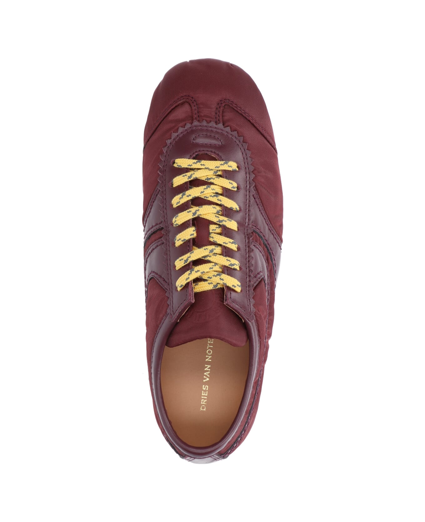 Dries Van Noten Sneakers With Leather - Red