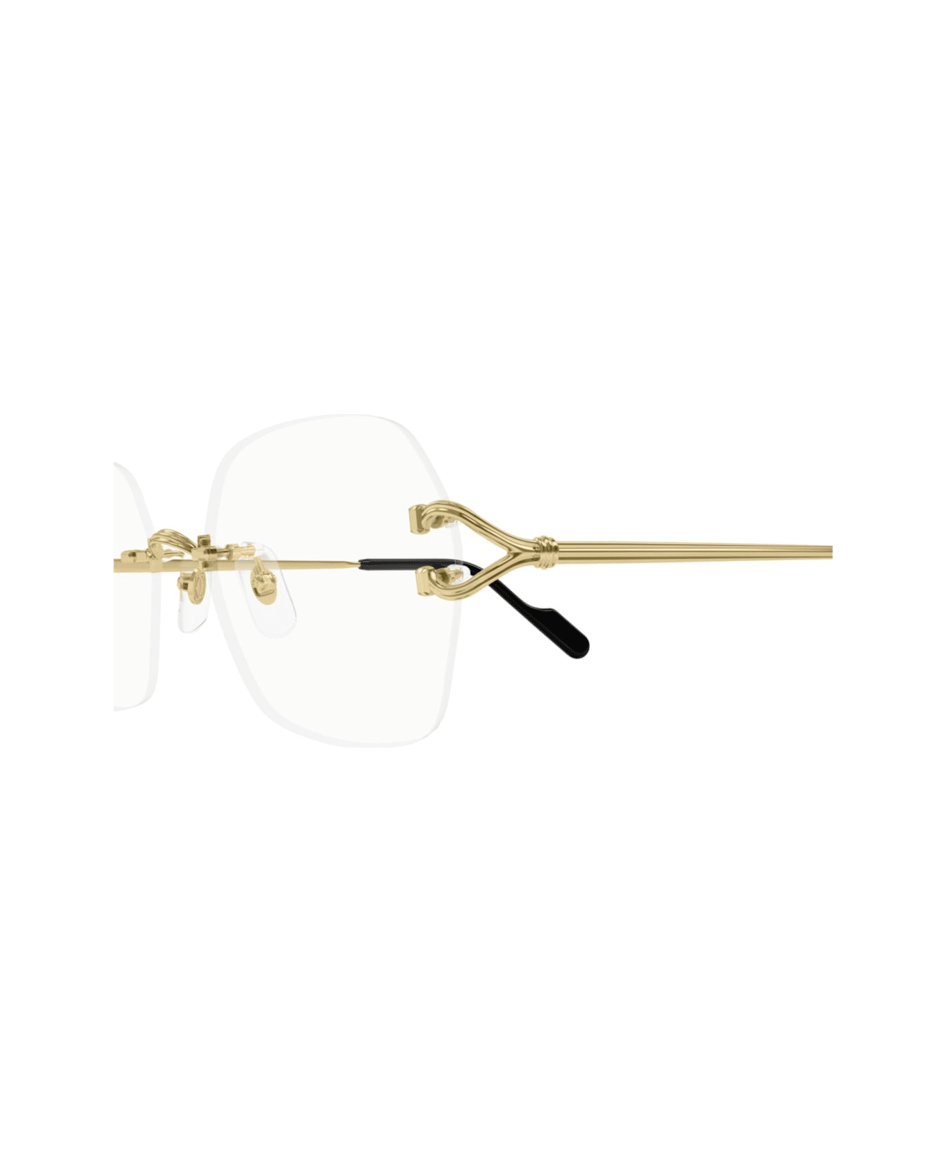 Cartier Eyewear Ct0564o-001gold-gold-transparent - GOLD-GOLD-TRANSPARENT