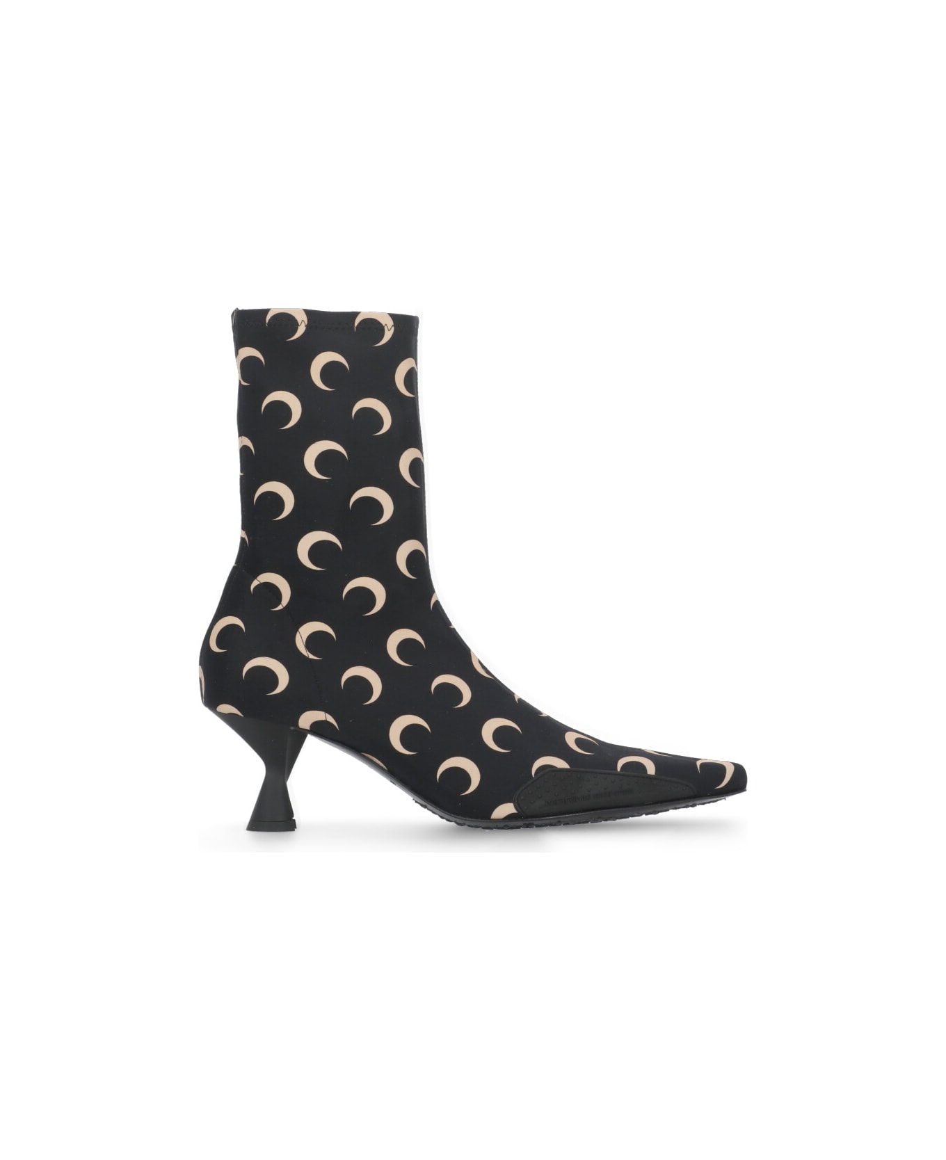 Marine Serre Moon Boots - Black