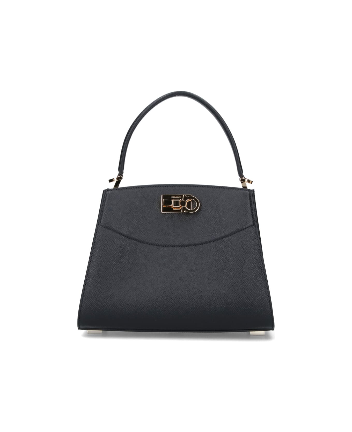 Ferragamo 'studio Box' Handbag - Black  