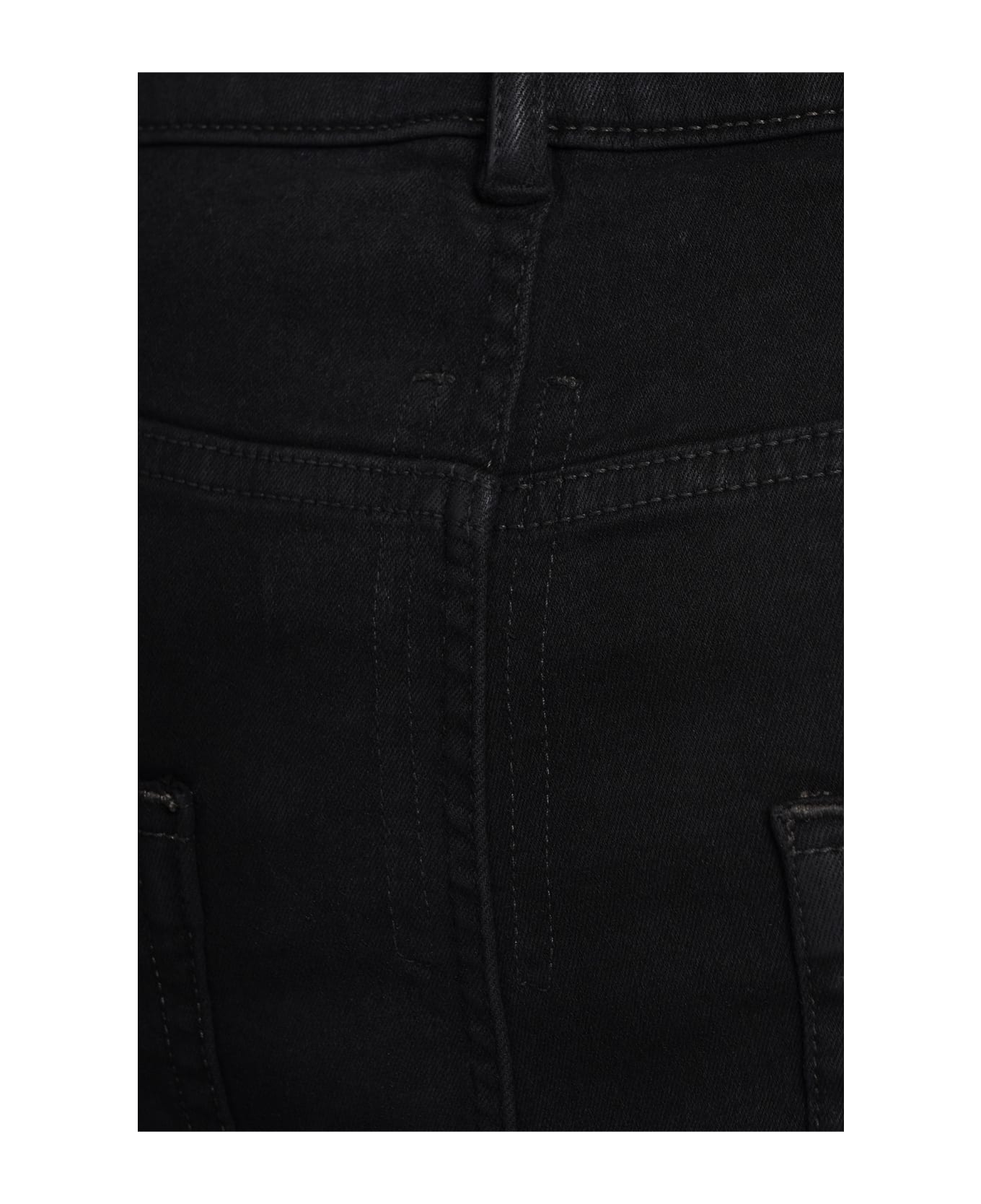 DRKSHDW Detroit Cut Jeans In Black Cotton - Nero