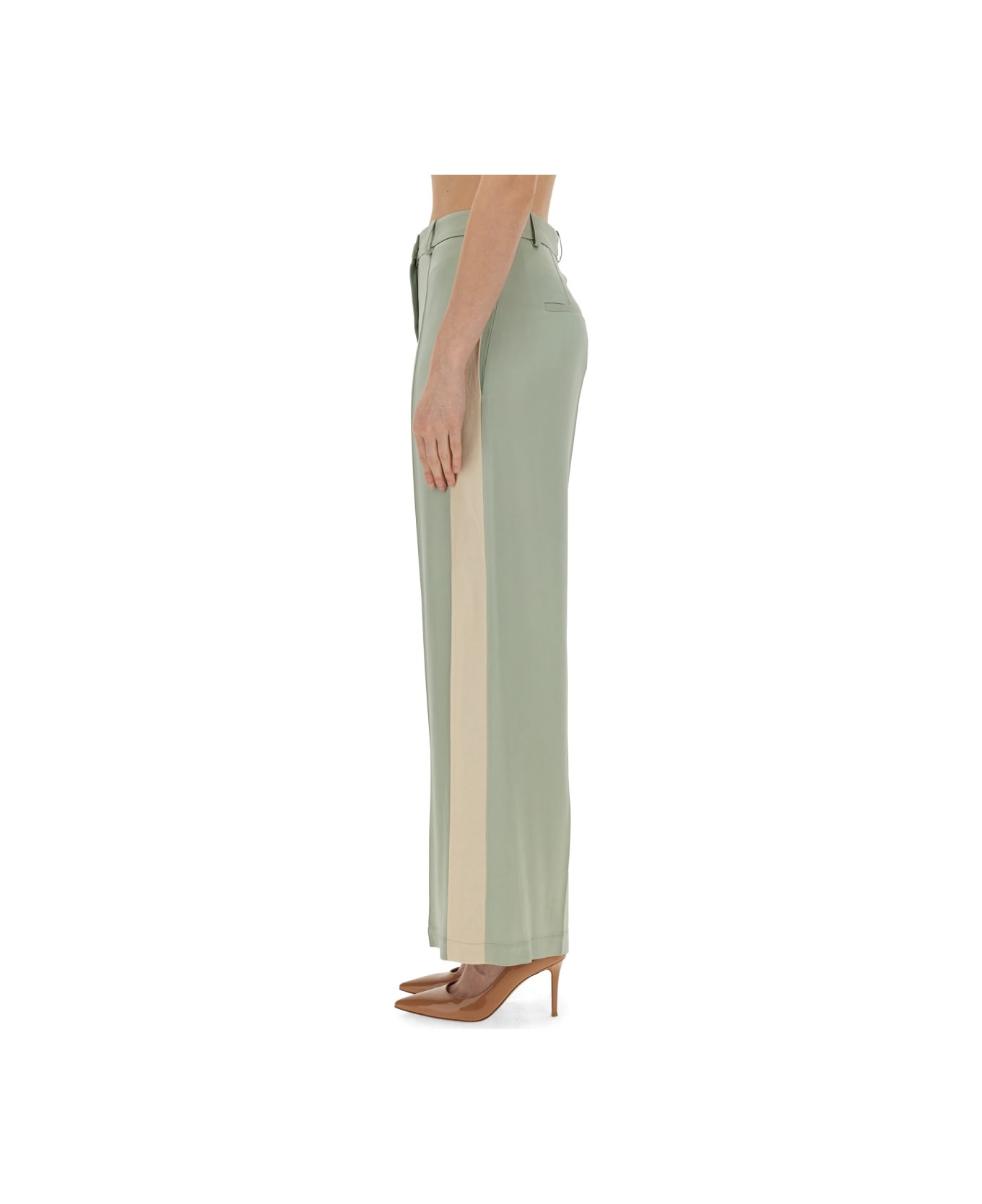 Alysi Tailored Pants - GREEN