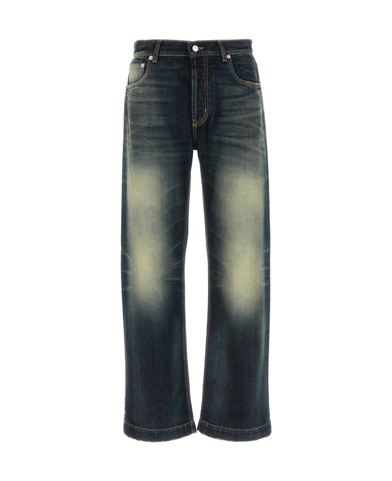 Alexander McQueen Vintage Effect Jeans