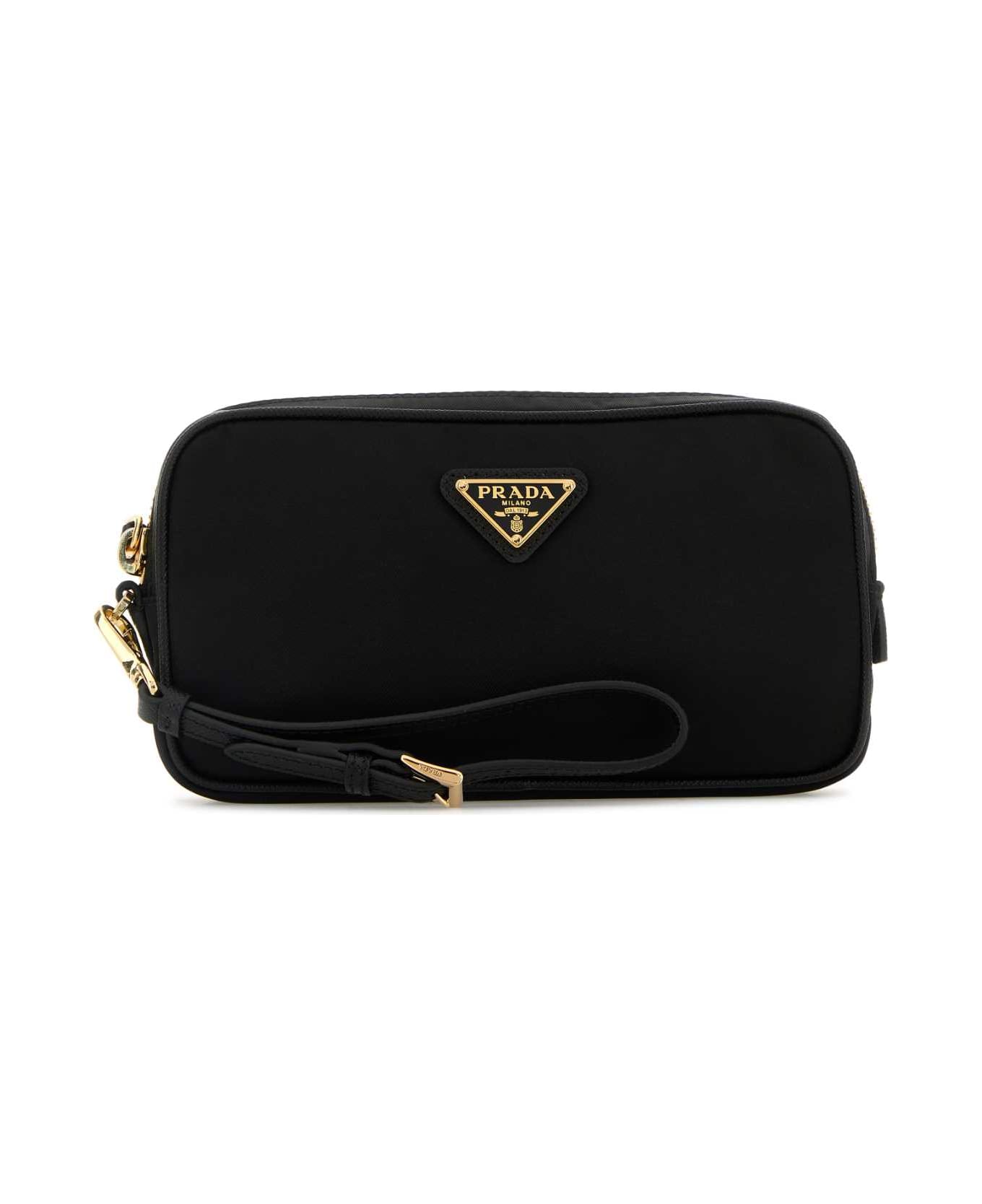 Prada Black Nylon Beauty Case - NERO