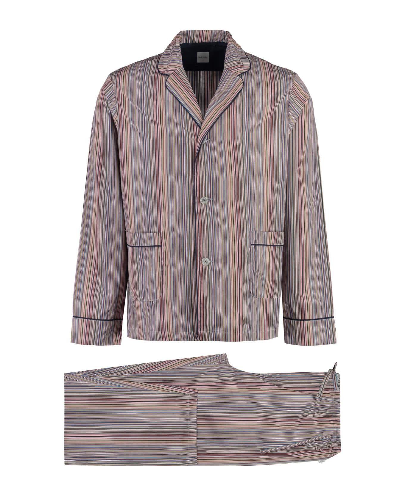 Paul Smith Striped Cotton Pyjamas - Multicolor ブレザー
