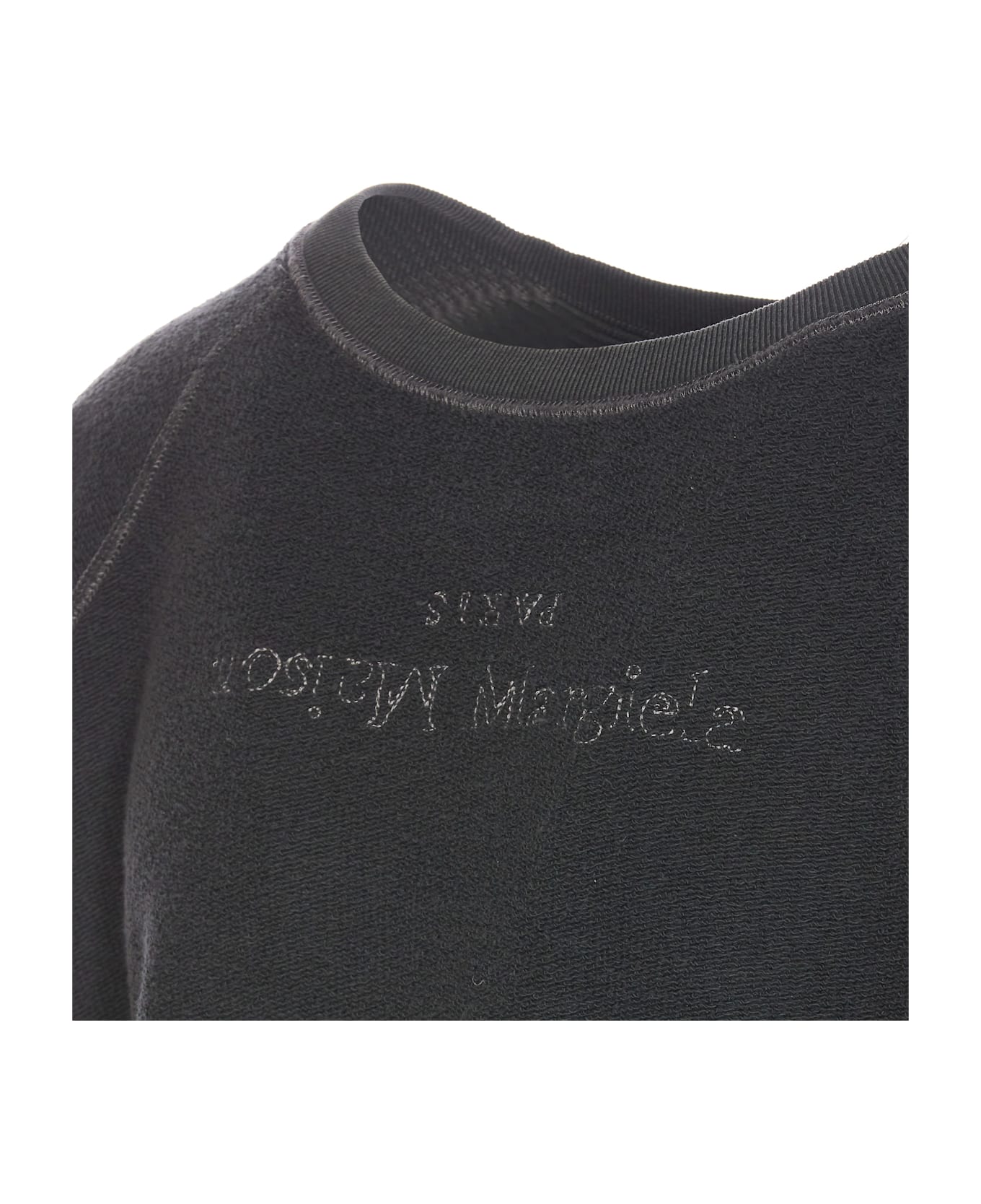 Maison Margiela Logo Sweatshirt - Grey