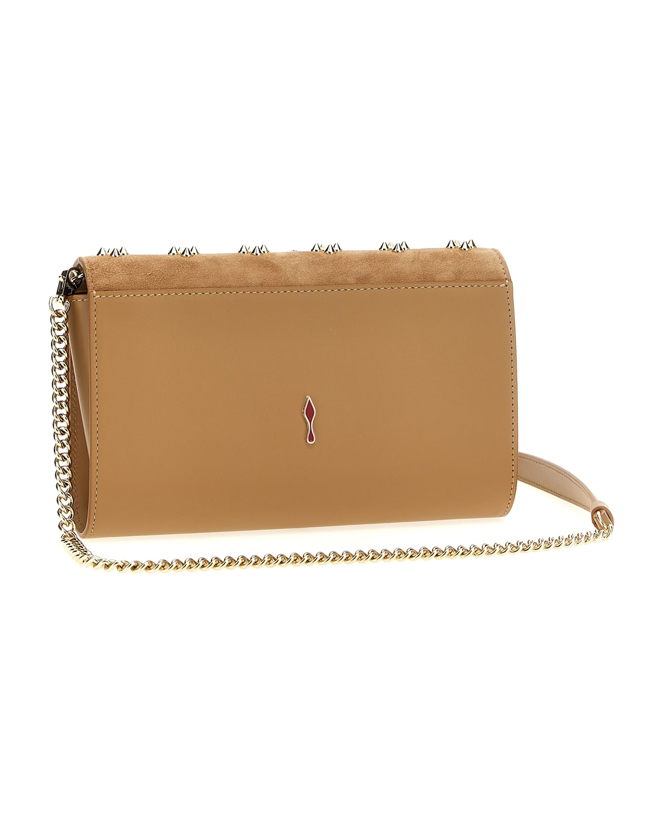 Christian Louboutin 'paloma' Clutch - Beige