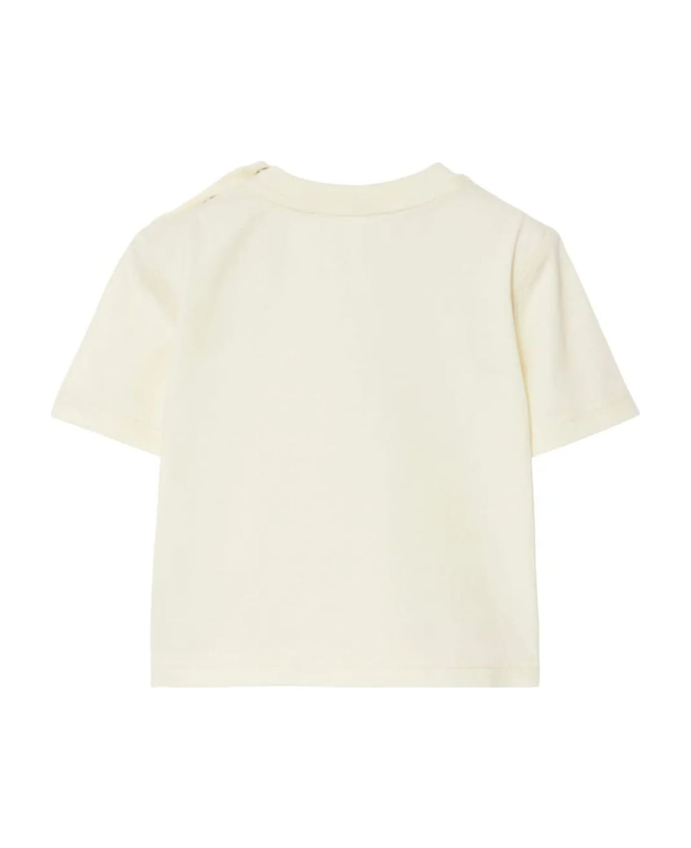 Burberry Light Beige Cotton T-shirt