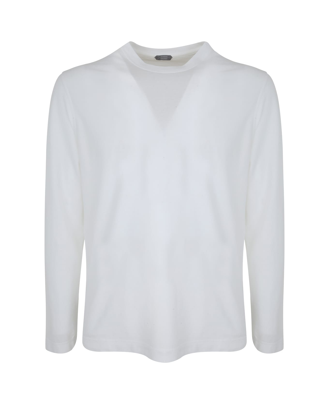 Zanone Long Sleeves T-shirt - White