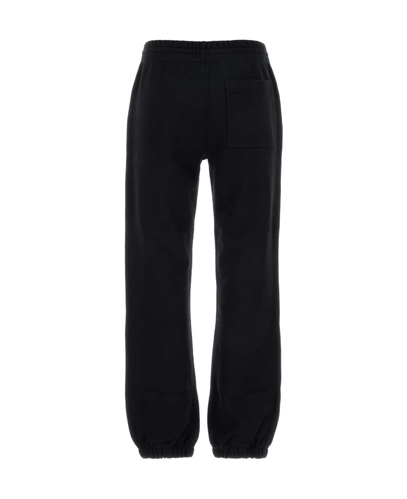 Burberry Black Cotton Joggers - BLACK