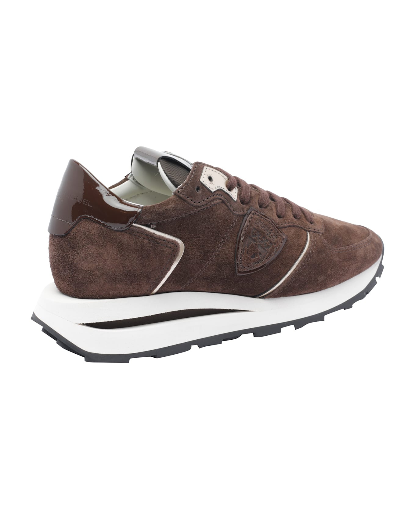 Philippe Model Tropez Haute Sneakers - Brown