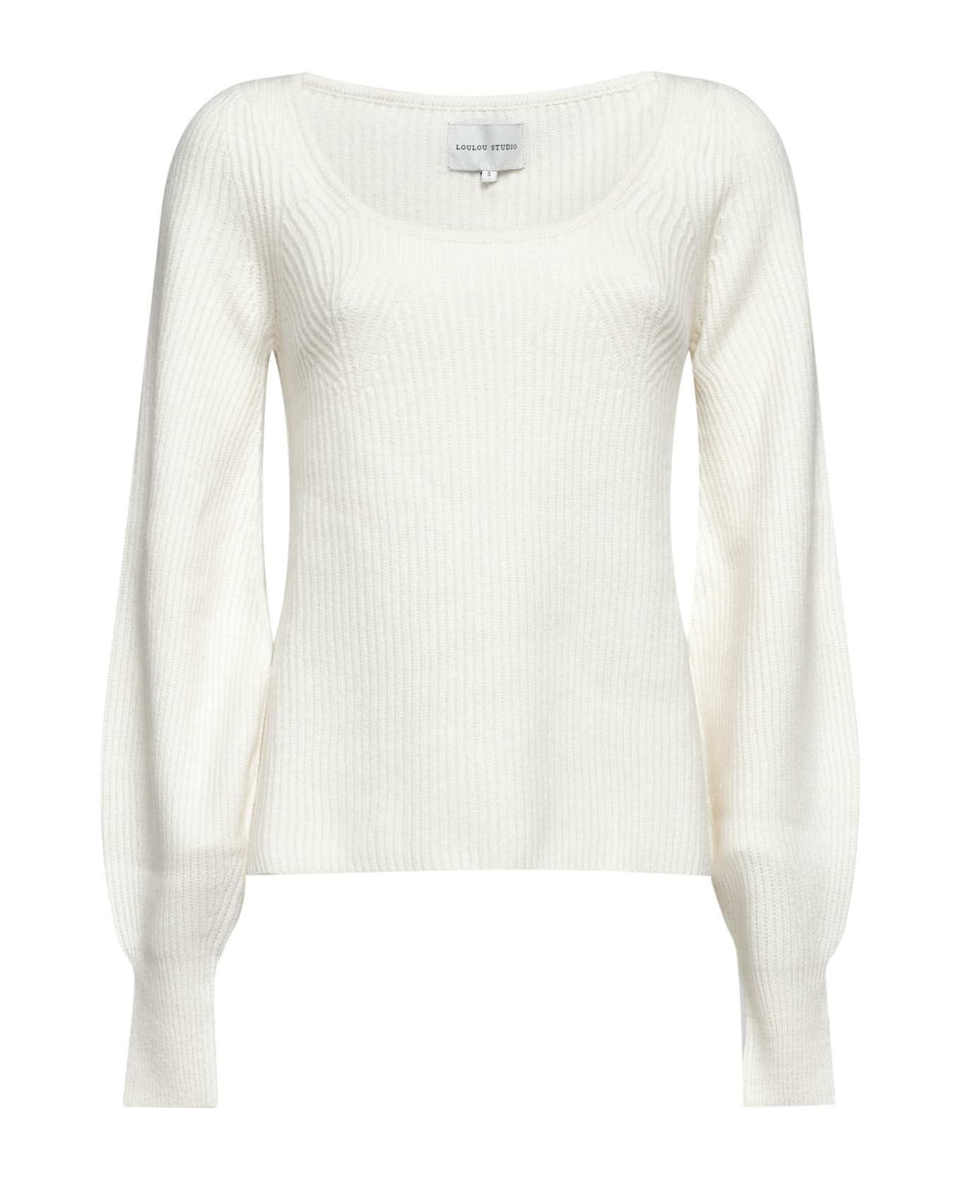 Loulou Studio Sweater - White