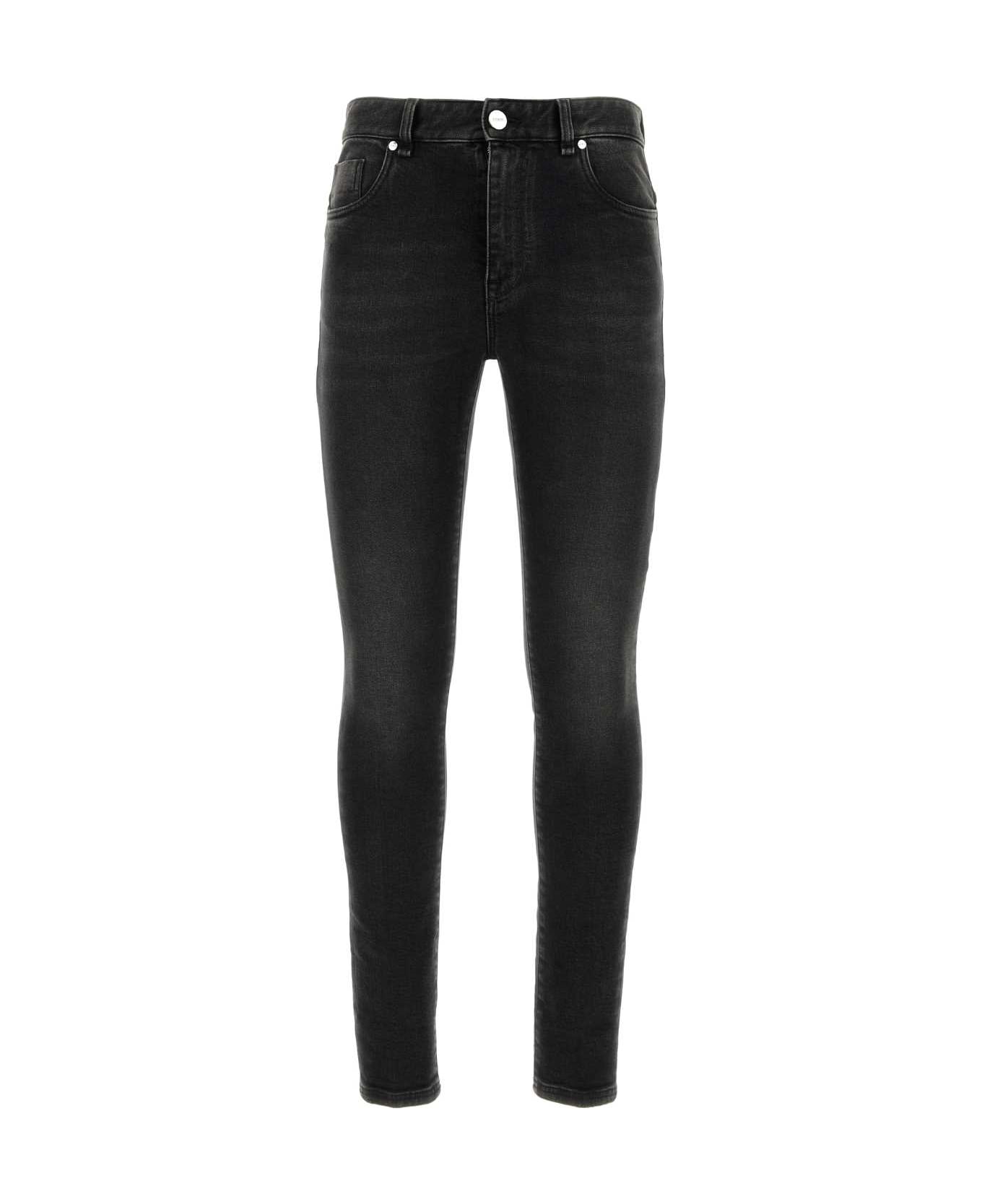 Fendi Black Stretch Denim Jeans - Black