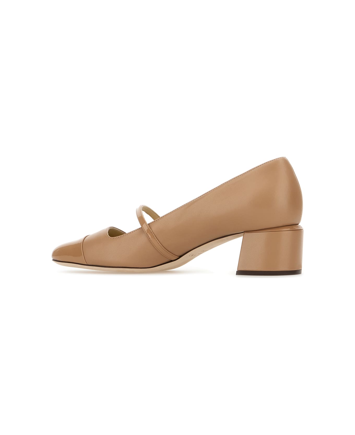 Jimmy Choo Biscuit Nappa Leather Elisa Ballerinas - BISCUIT