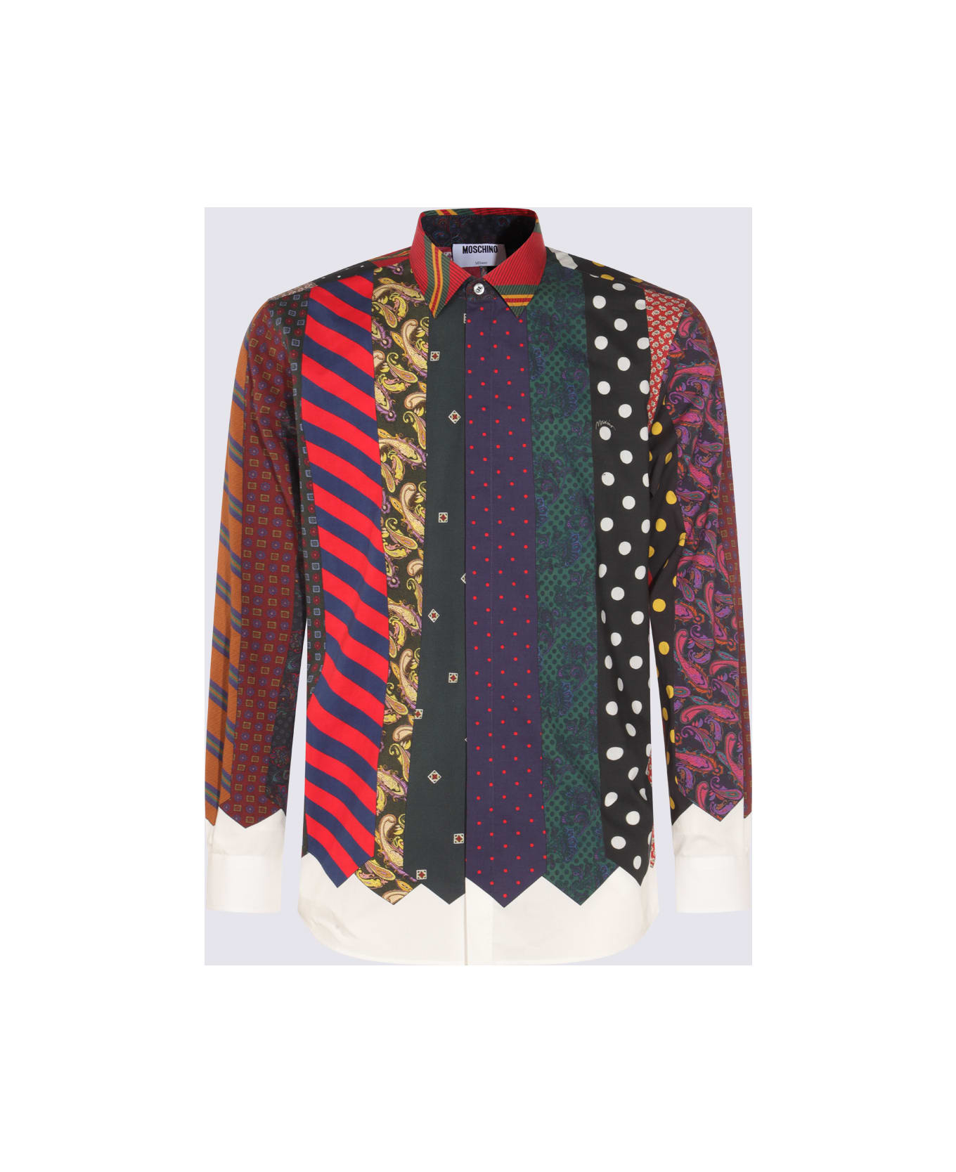 Moschino Multicolor Cotton Shirt - Red
