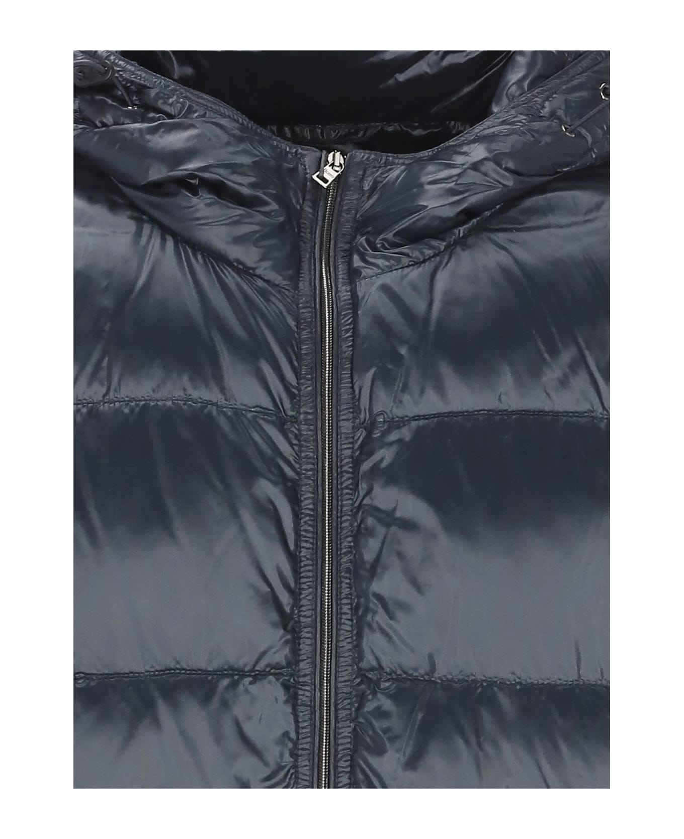 Herno Quilted Vest - Blue