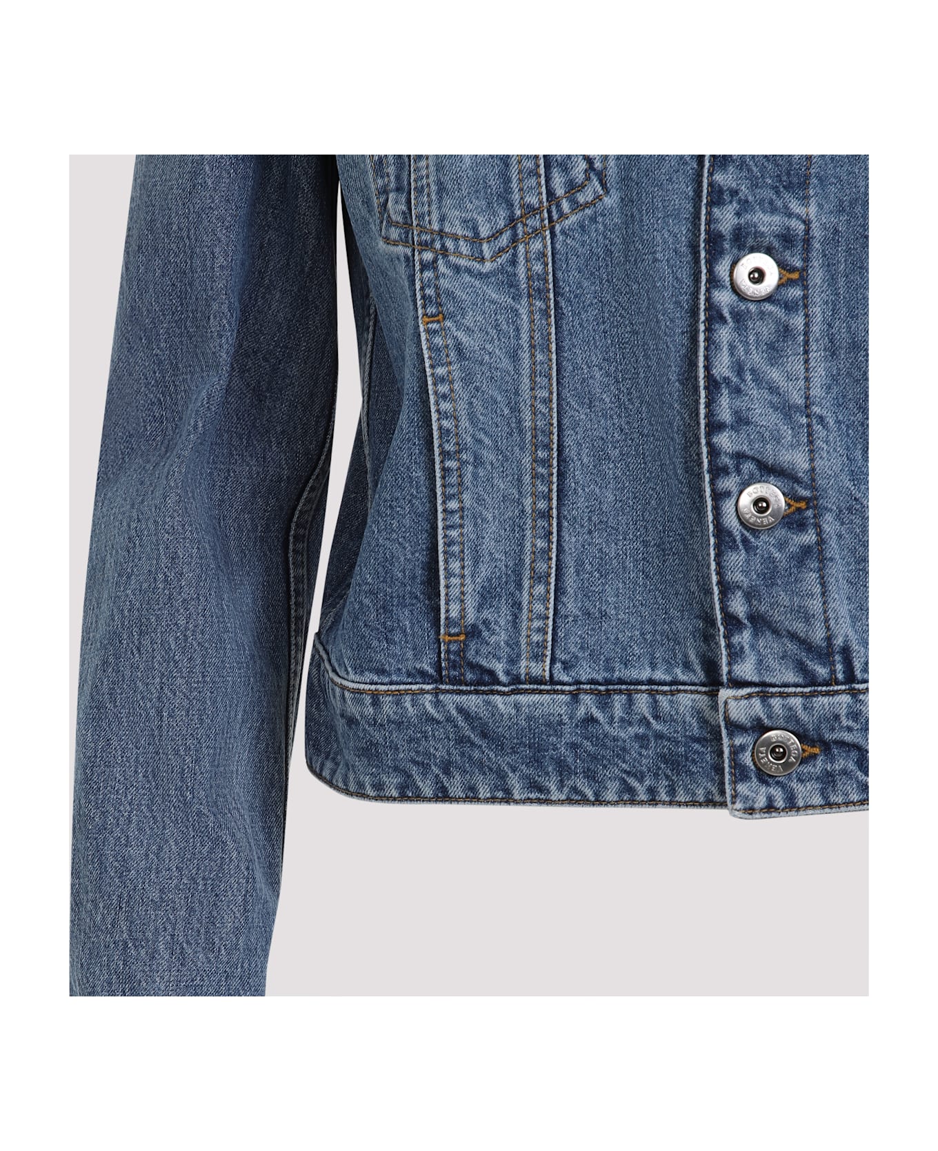 Bottega Veneta Medium Blue Denim Jacket - Mid Blue