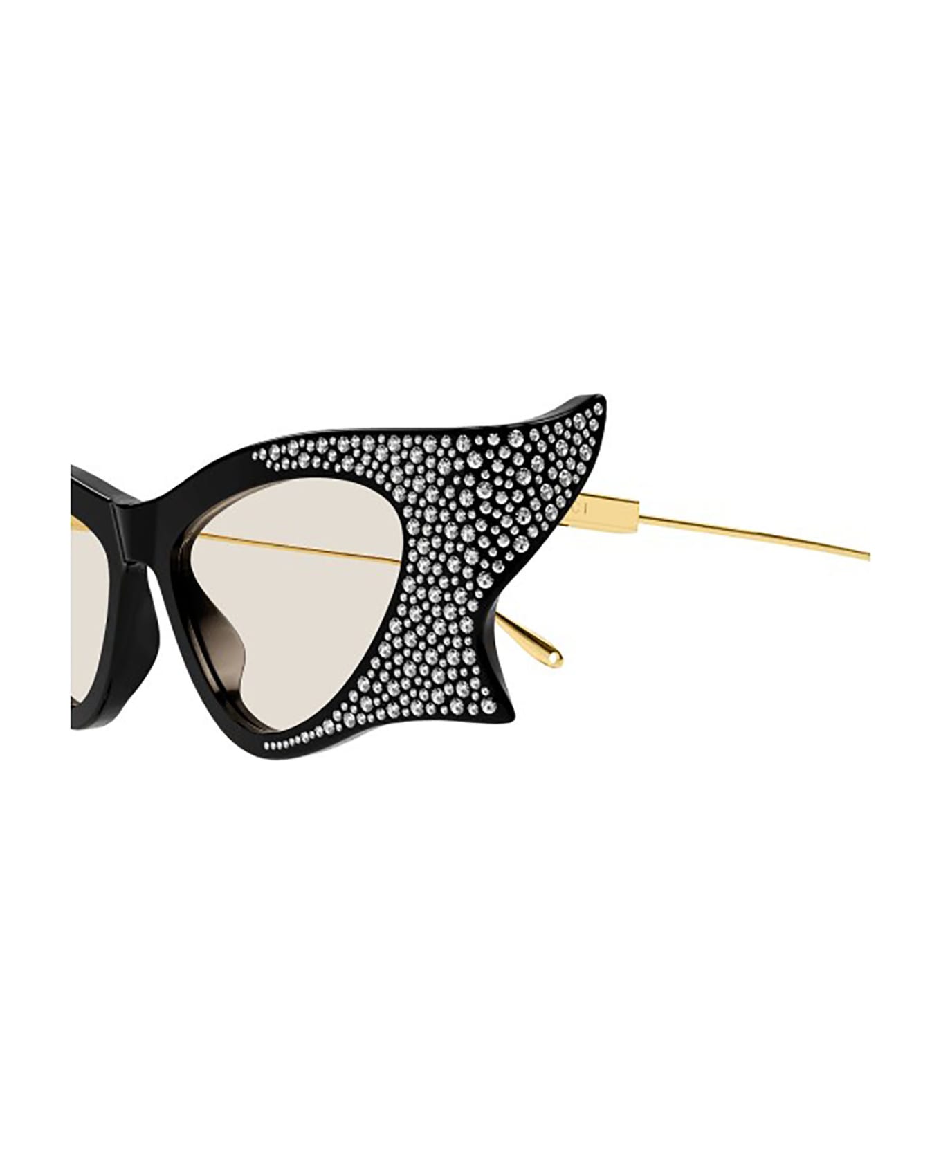 Gucci Eyewear Gg1328s Sunglasses - BLACK-GOLD-YELLOW サングラス