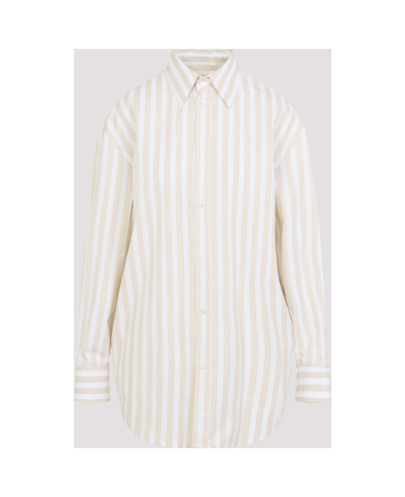 Saint Laurent Cotton Shirt - Craie Beige