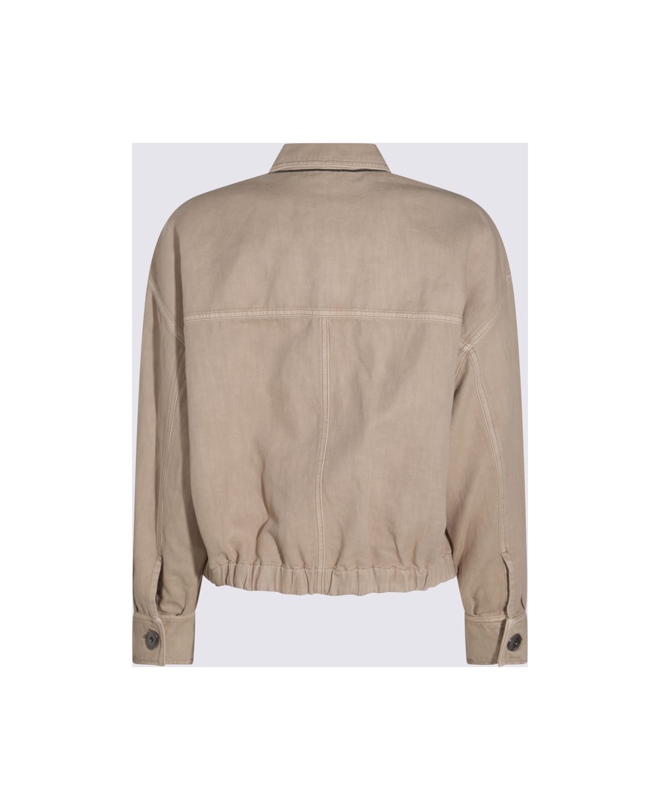 Brunello Cucinelli Beige Denim Jacket