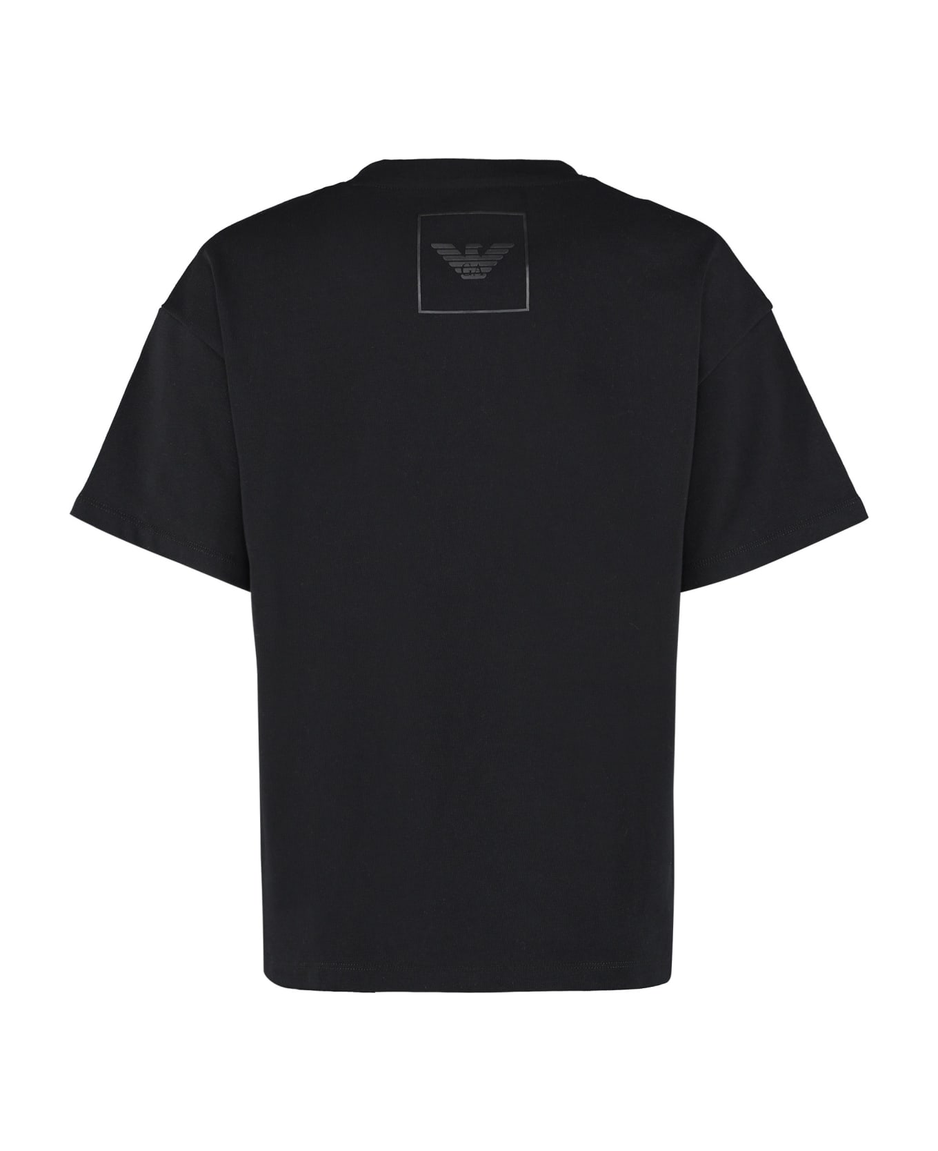 Emporio Armani Sustainability Project - Chest Pocket Cotton T-shirt - Black
