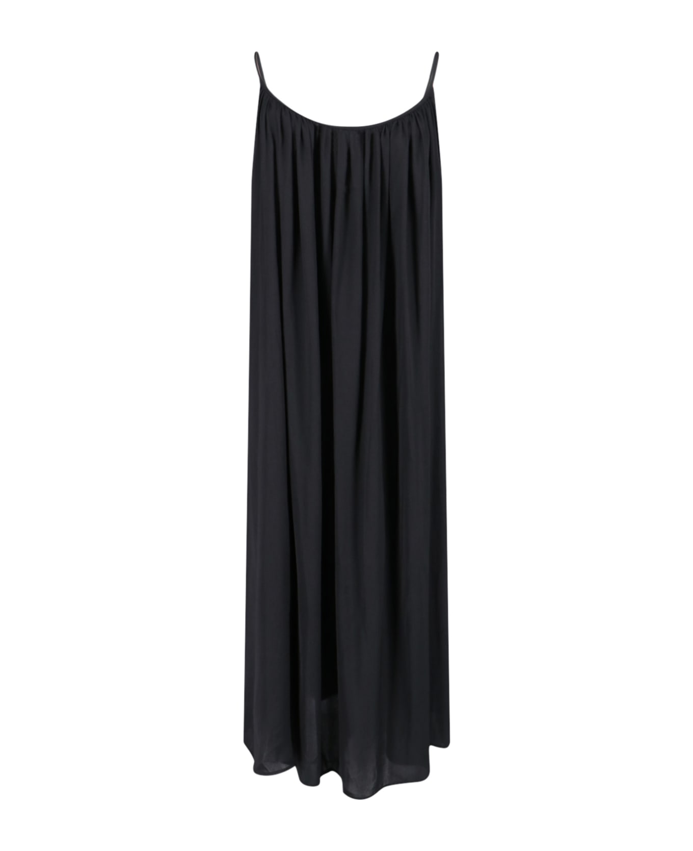 VIS A VIS Curled Maxi Dress - Black  