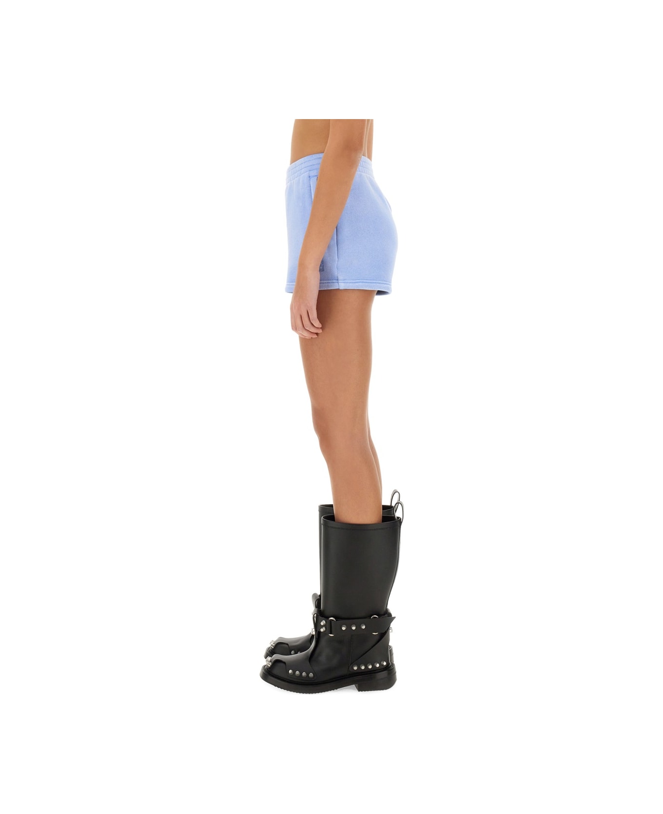 T by Alexander Wang Short "essential" - BABY BLUE