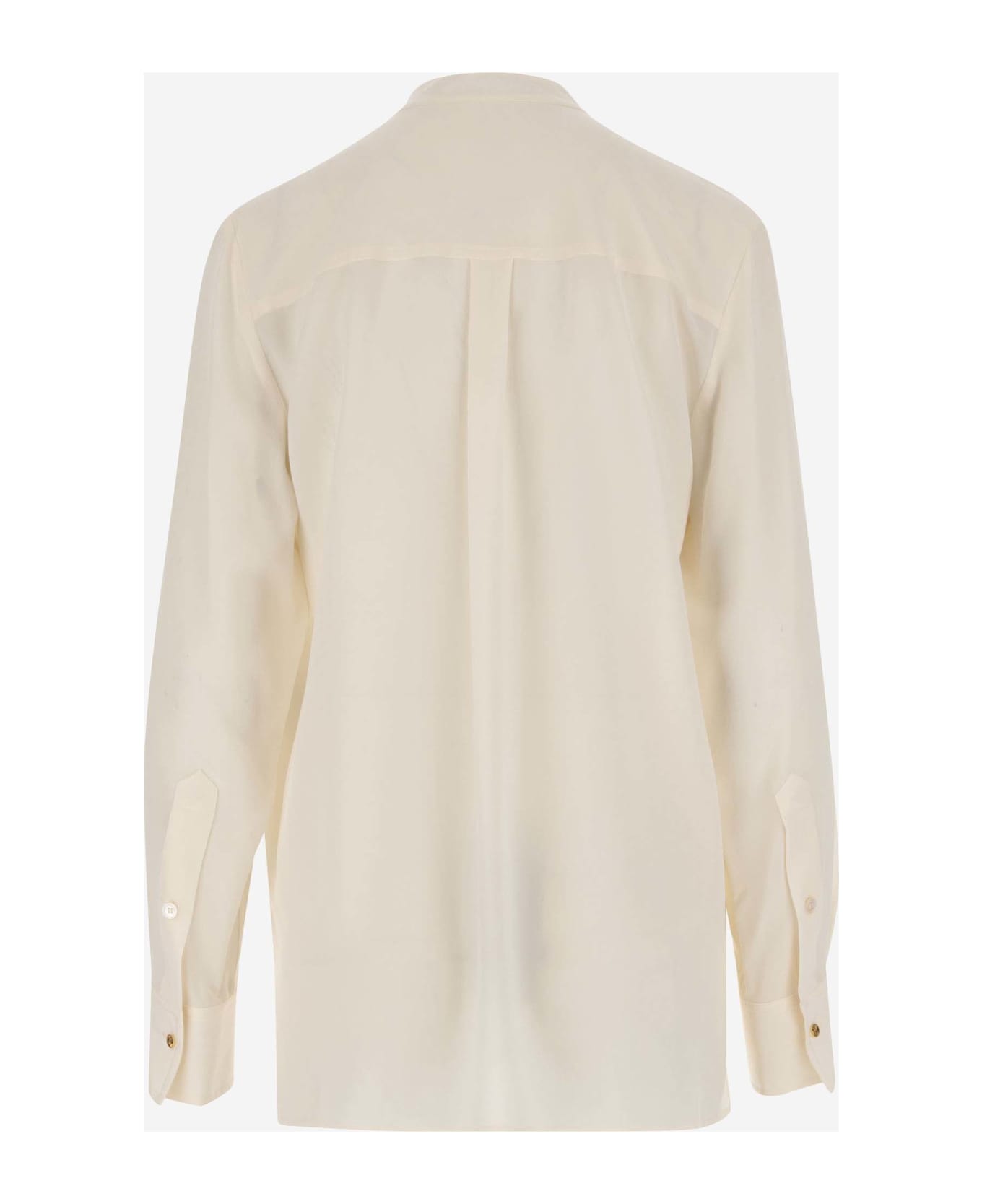 Stella McCartney Silk Shirt - Natural ブラウス