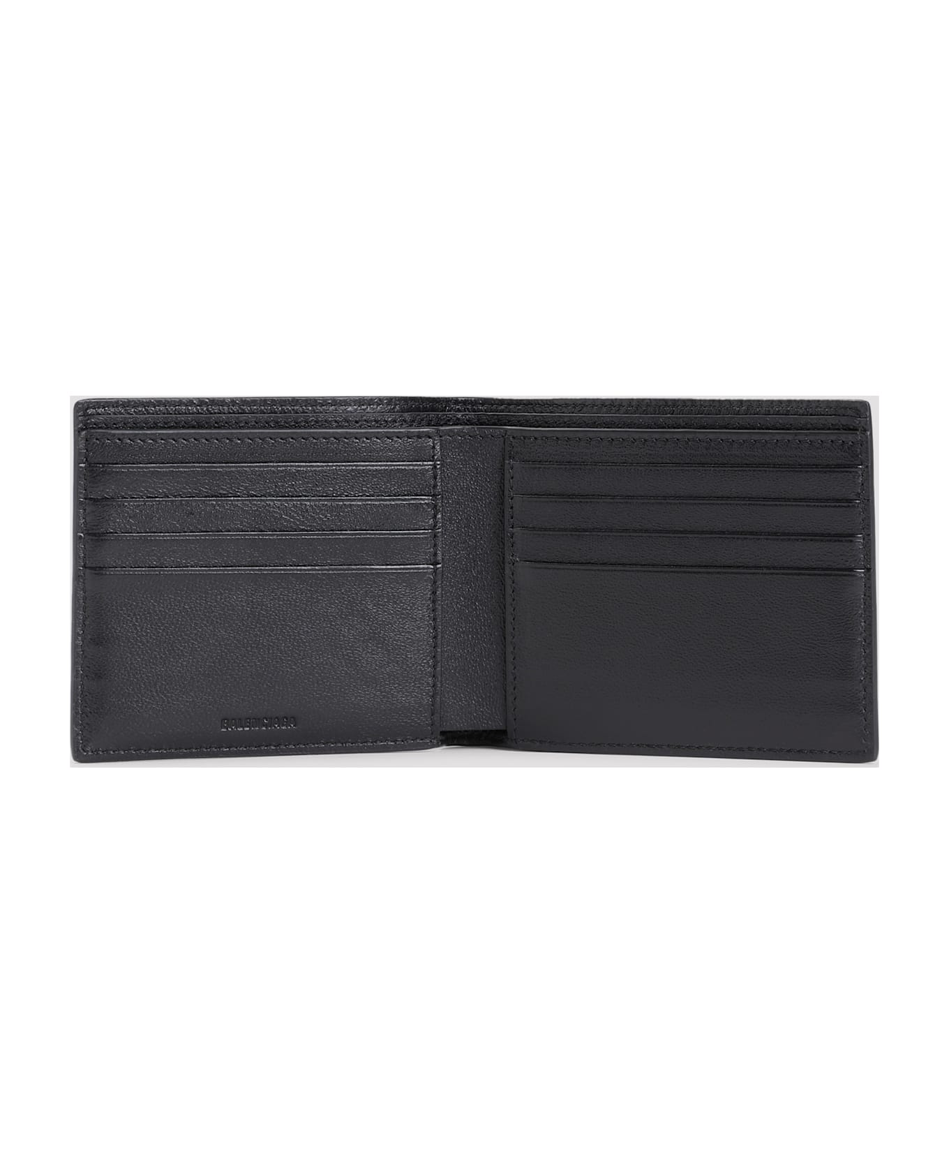 Balenciaga Credit Folded Wallet - Black