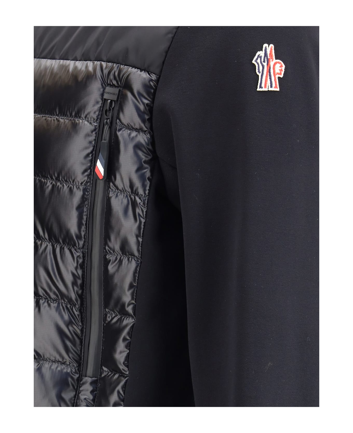 Moncler Grenoble Padded Polartec® Zip-up Jacket - BLACK