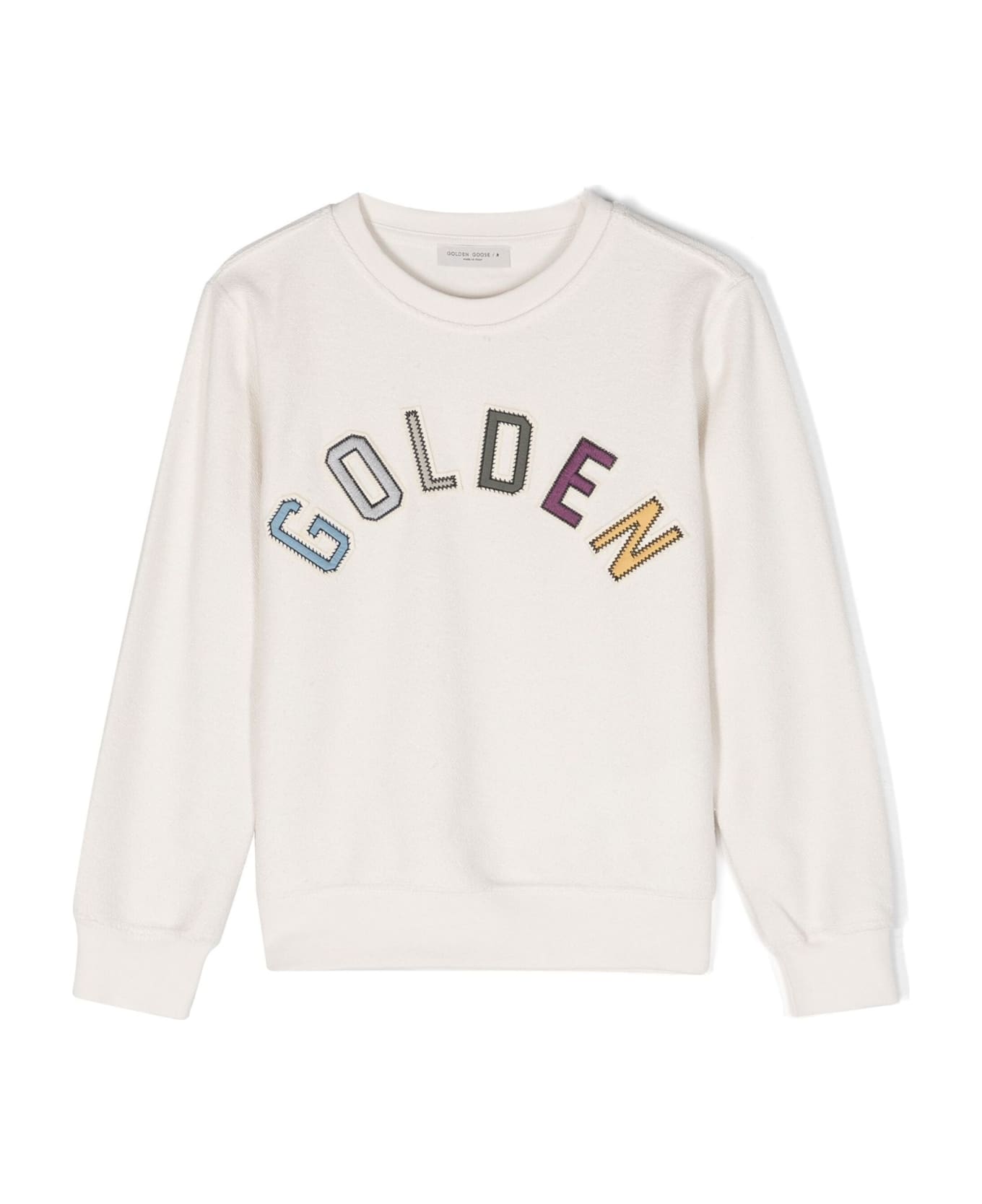 Golden Goose Kids Sweaters White - White ニットウェア＆スウェットシャツ