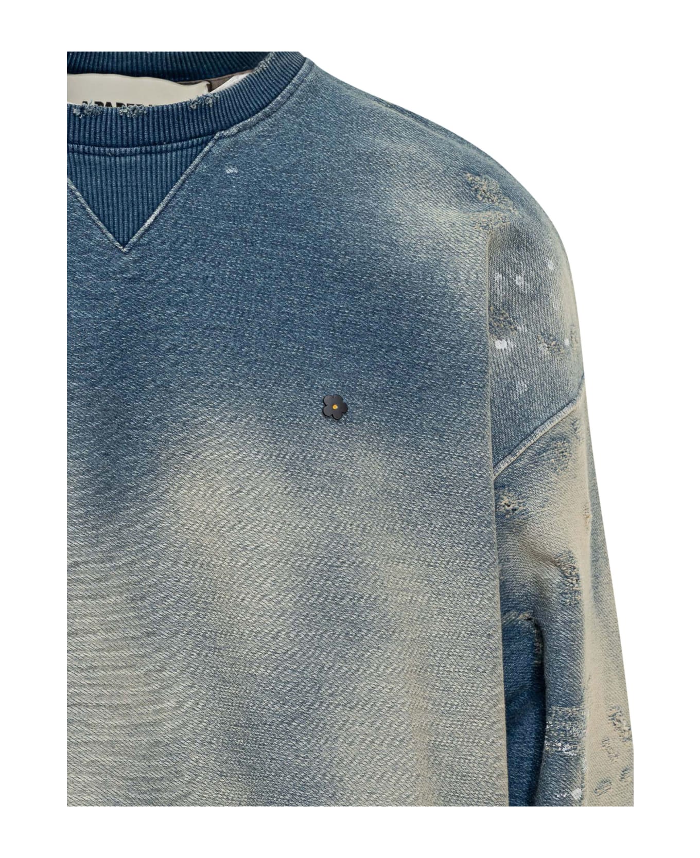 A Paper Kid Sweatshirt - DENIM BLUE