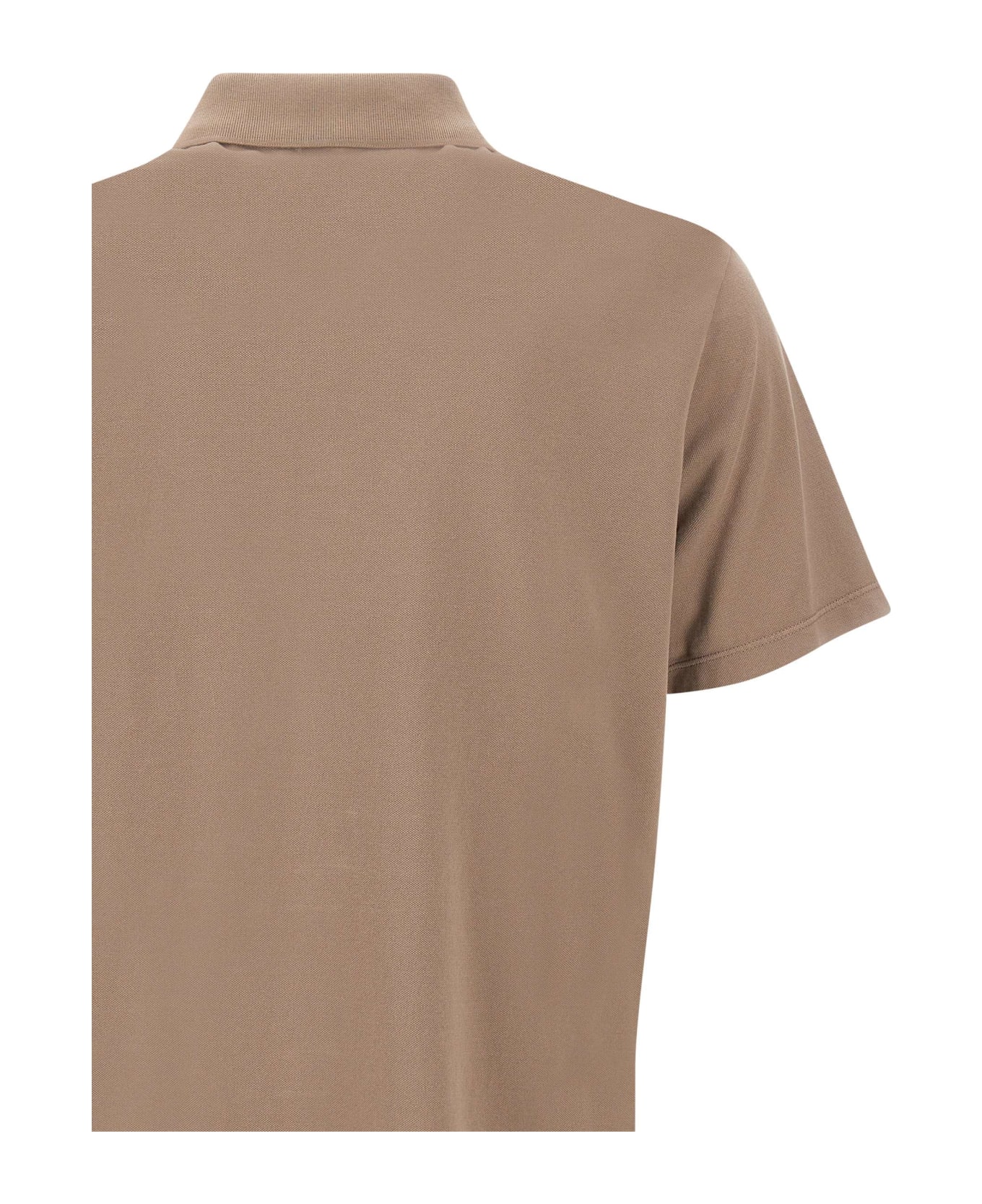Paul&Shark Cotton Polo Shirt - BEIGE